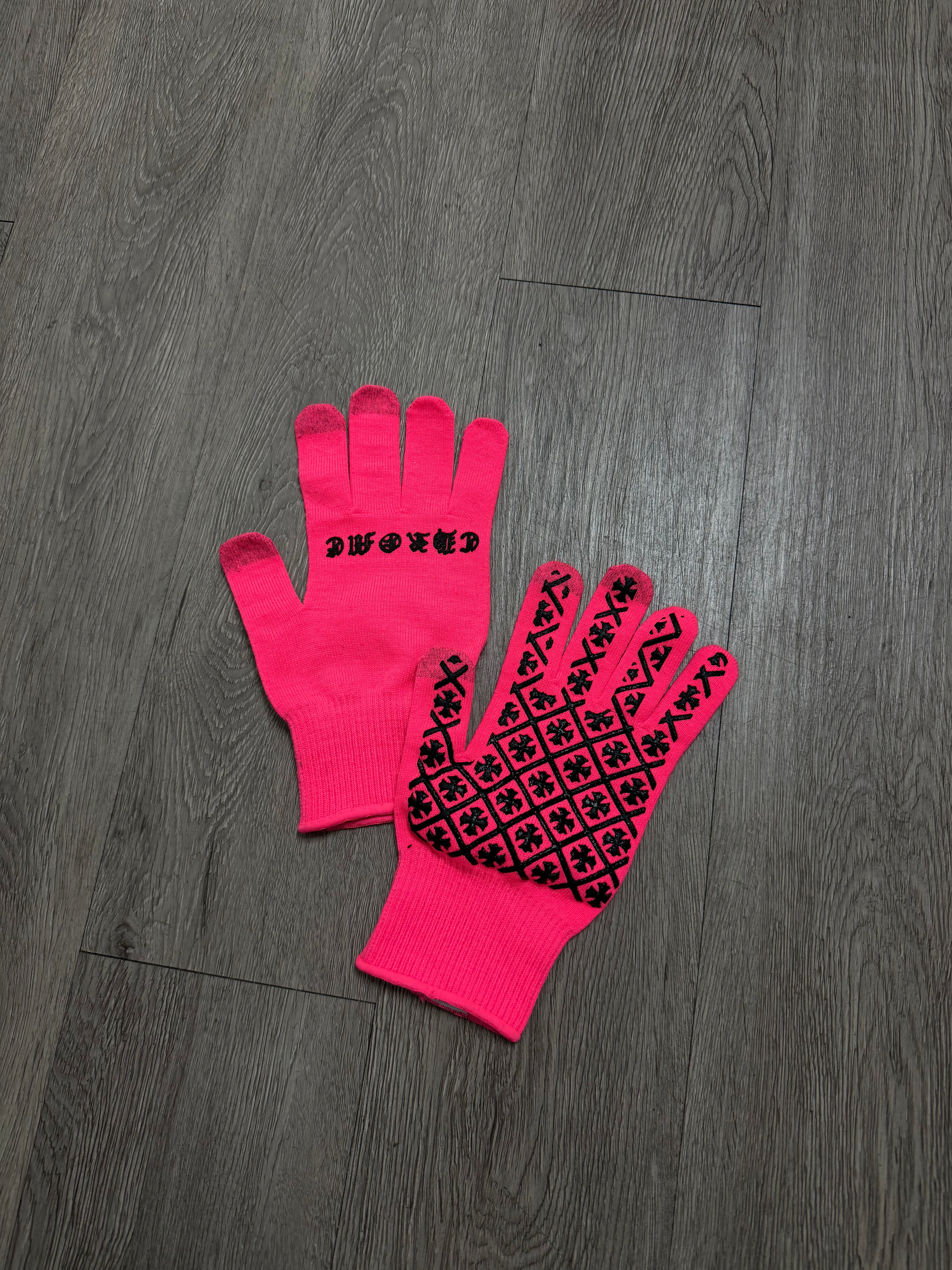 Chrome Hearts Pink Gloves