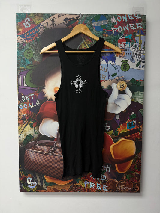 Chrome Hearts Vintage Cross Tank Dress (Cut Tag) Like New