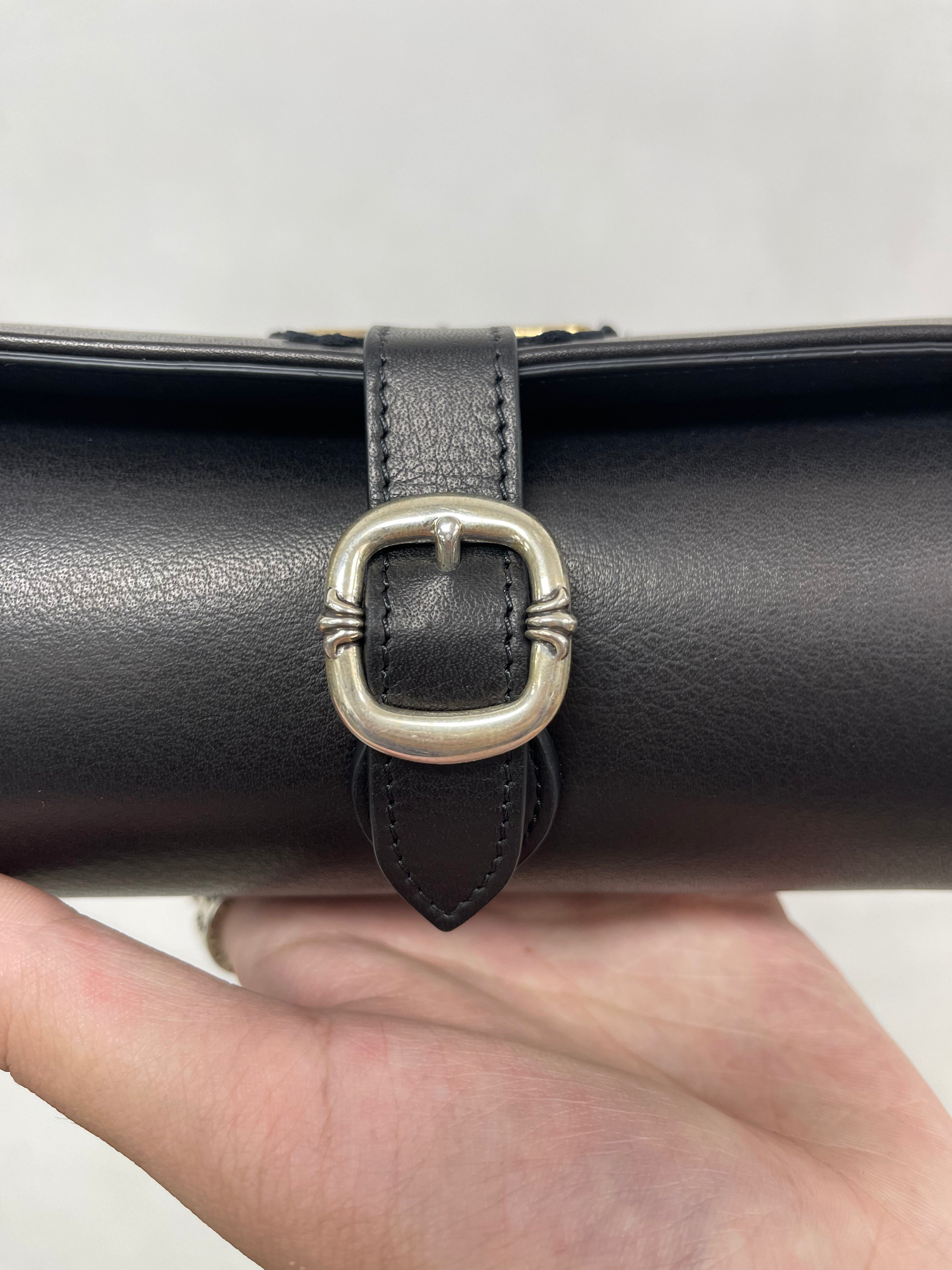 Chrome Hearts Black Cemetery Watch Roll Accessories