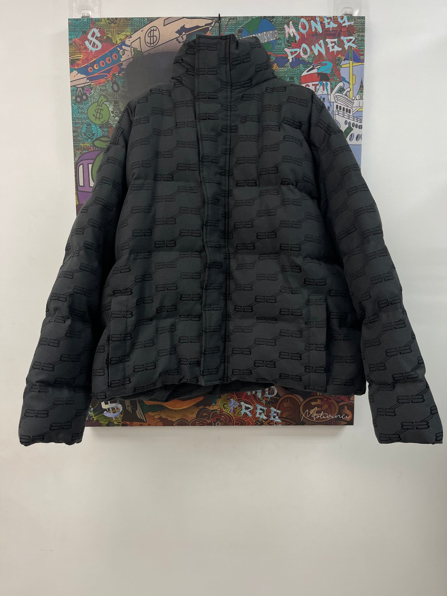Balenciaga BB Double Full Monogram Jacket