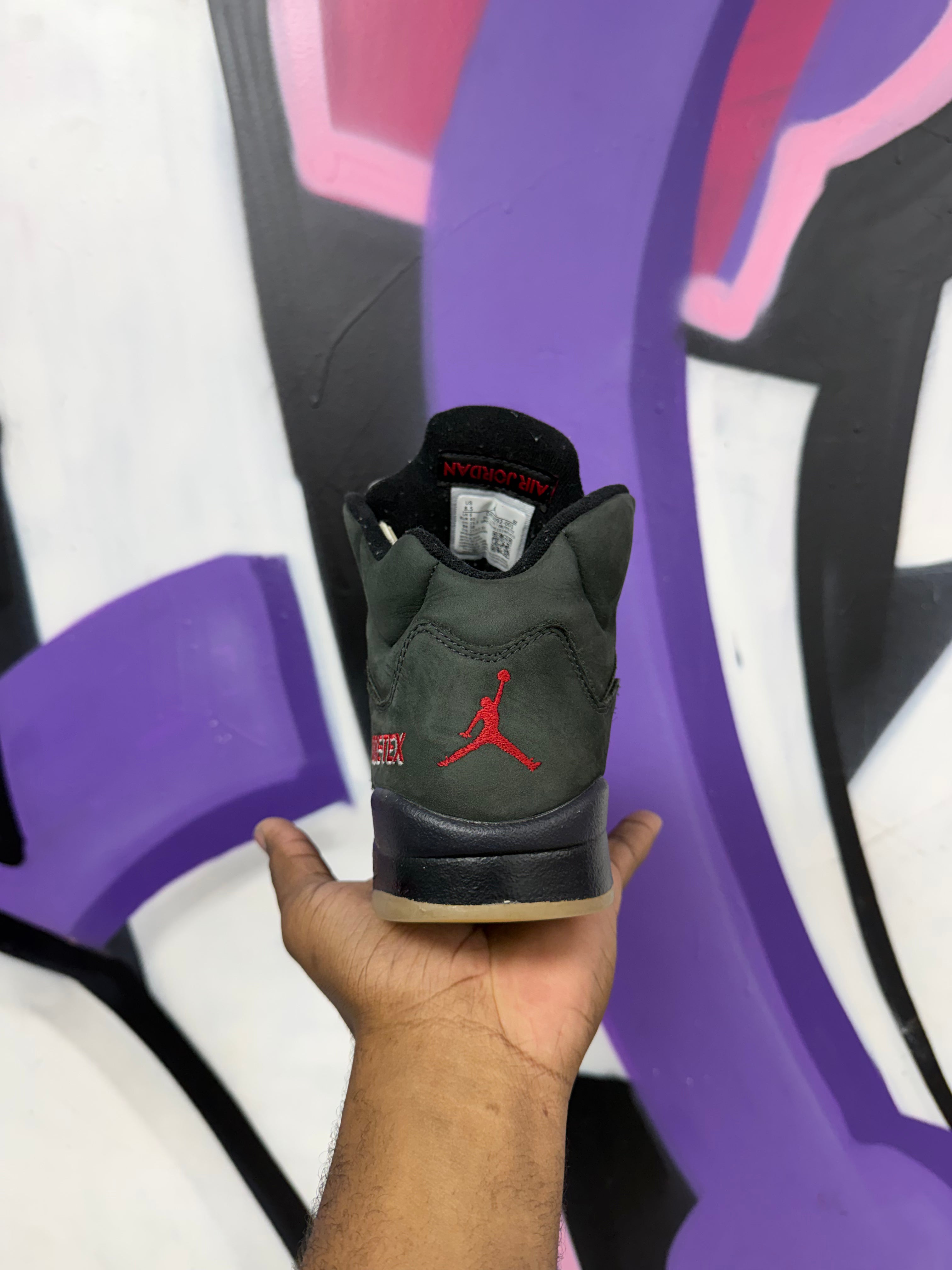 Jordan 5 Gore Tex Black Sneakers