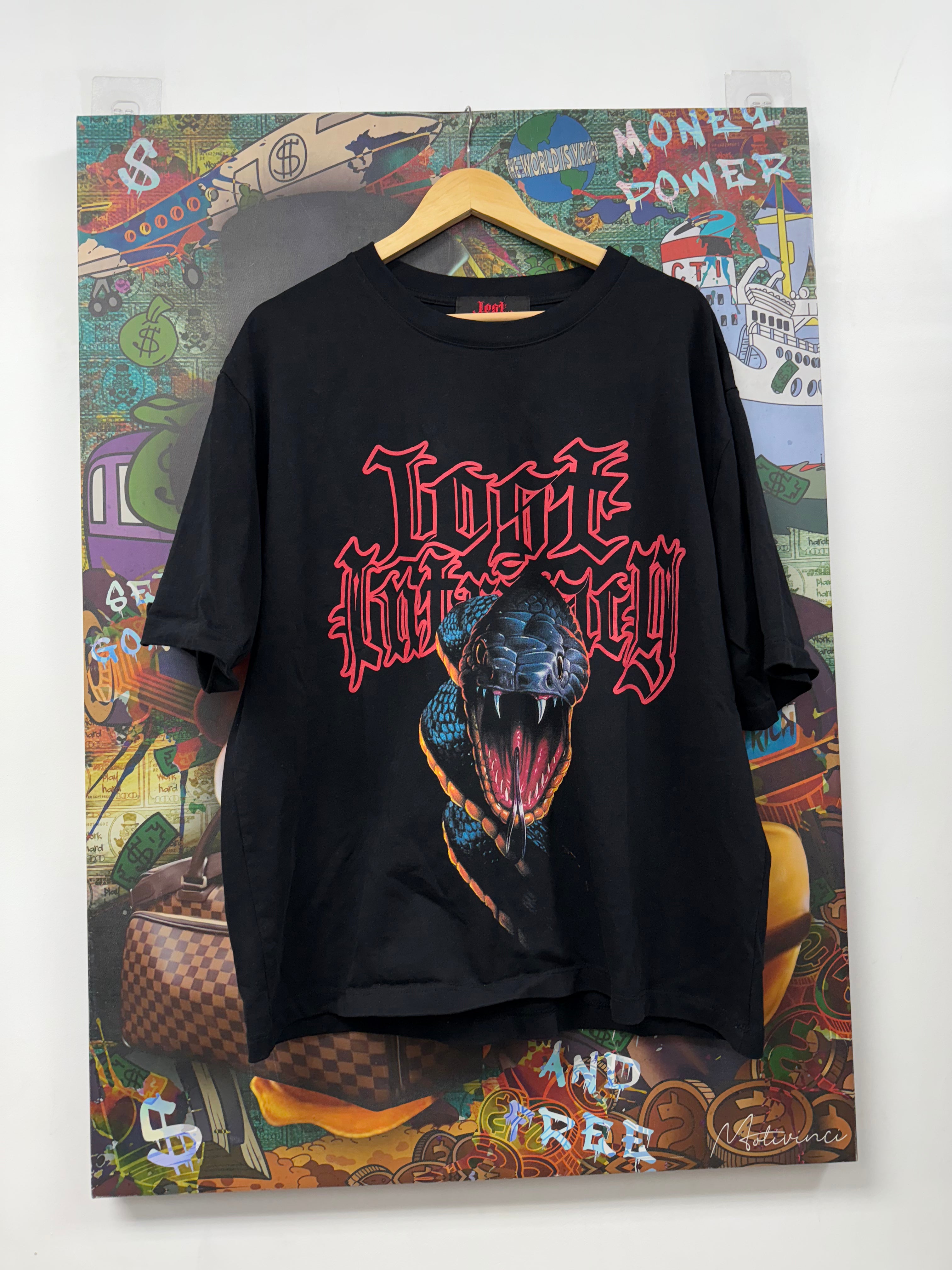 Lost Intricacy Black Python Tee
