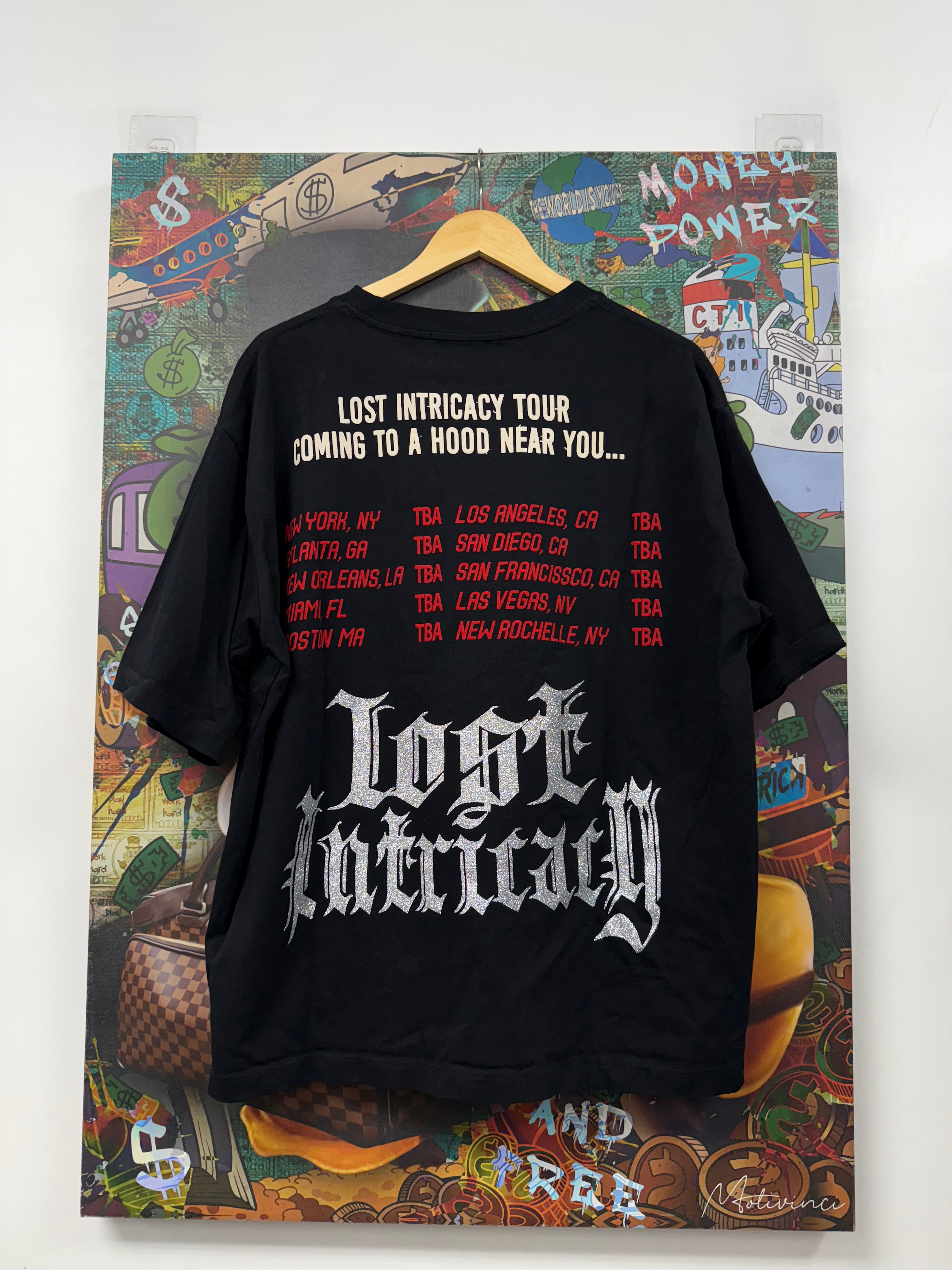 Lost Intricacy Black Python Tee
