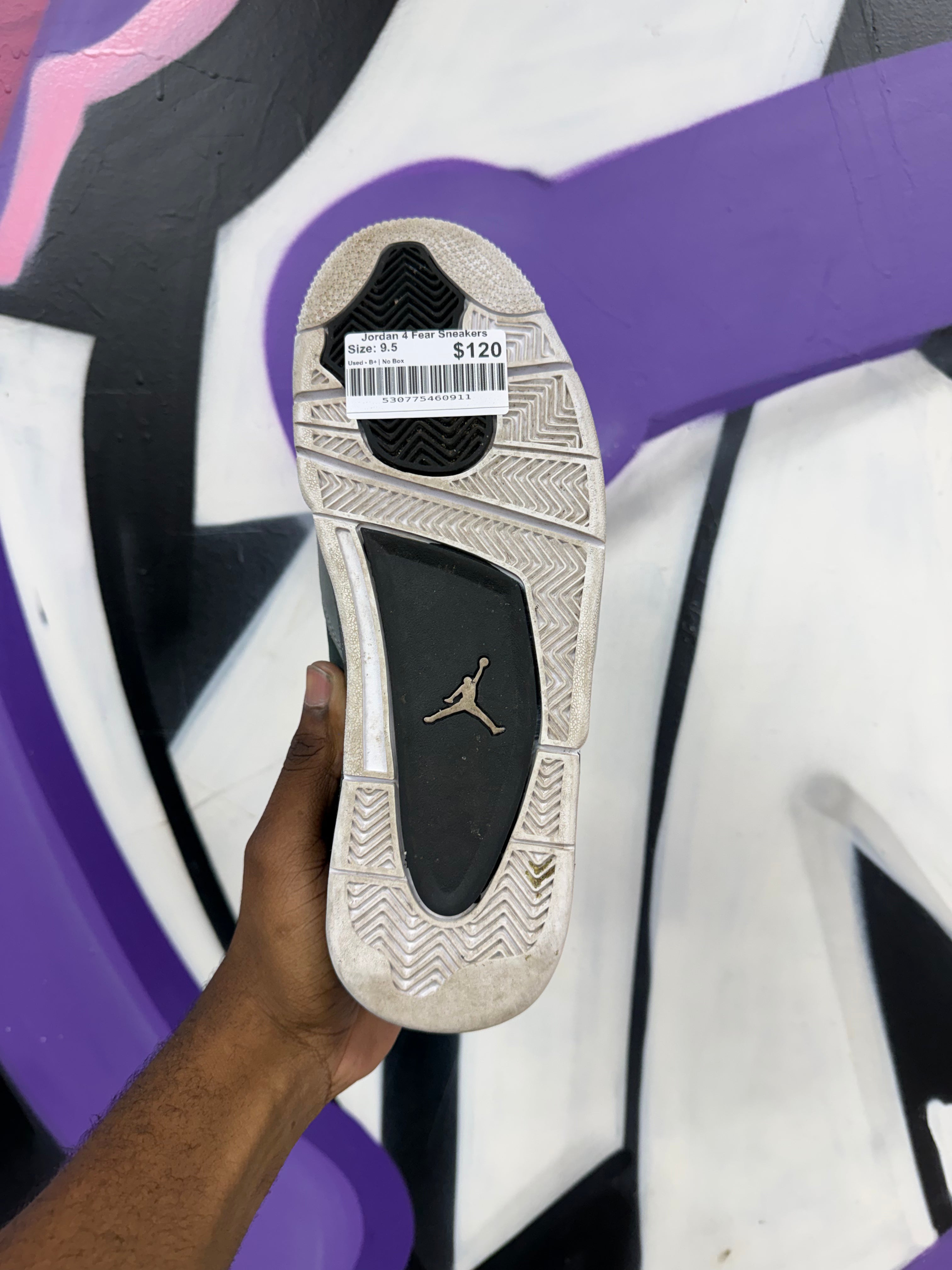Jordan 4 Fear Sneakers