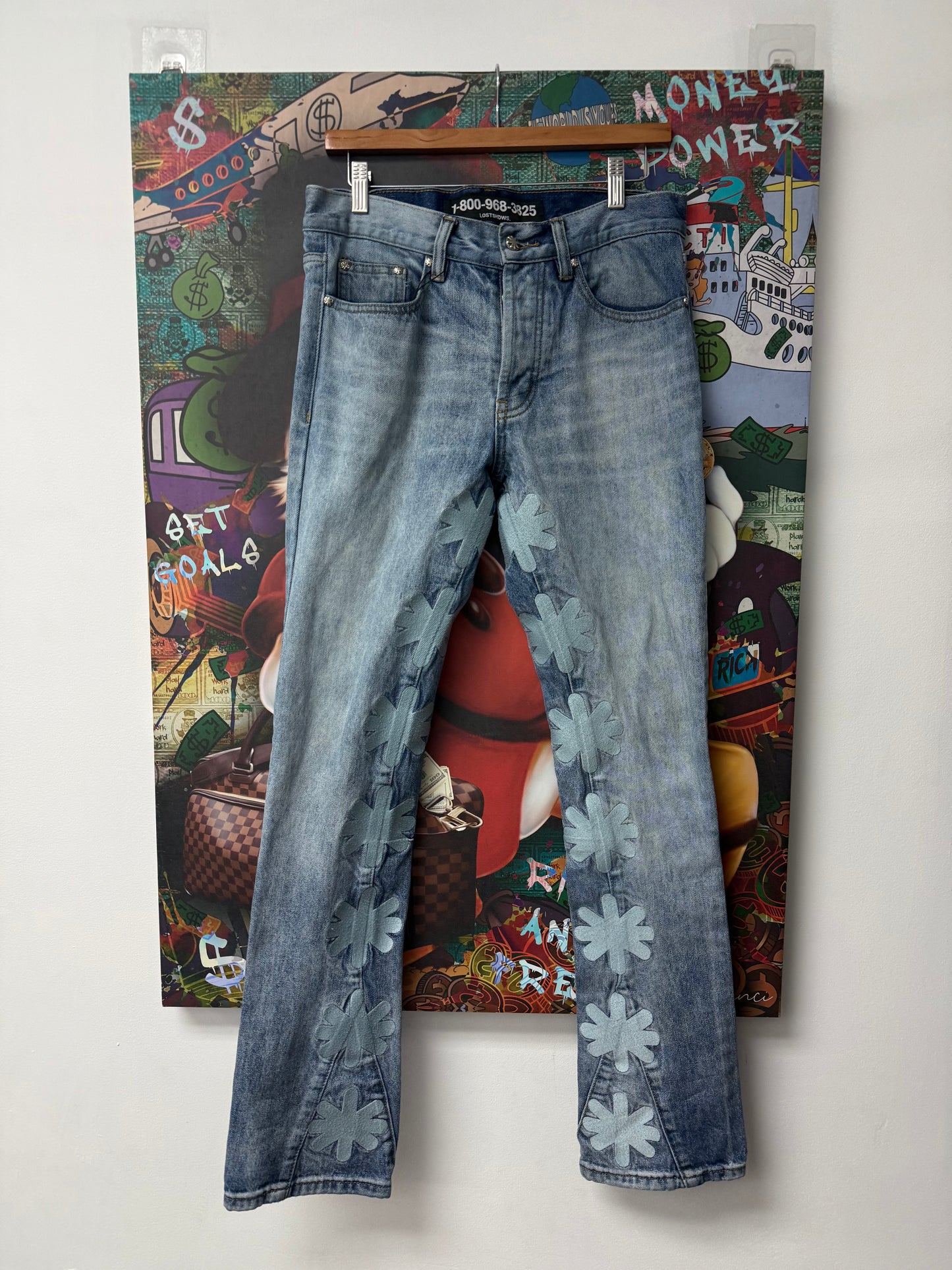 LostSHDWS Light Wash Blue Jeans