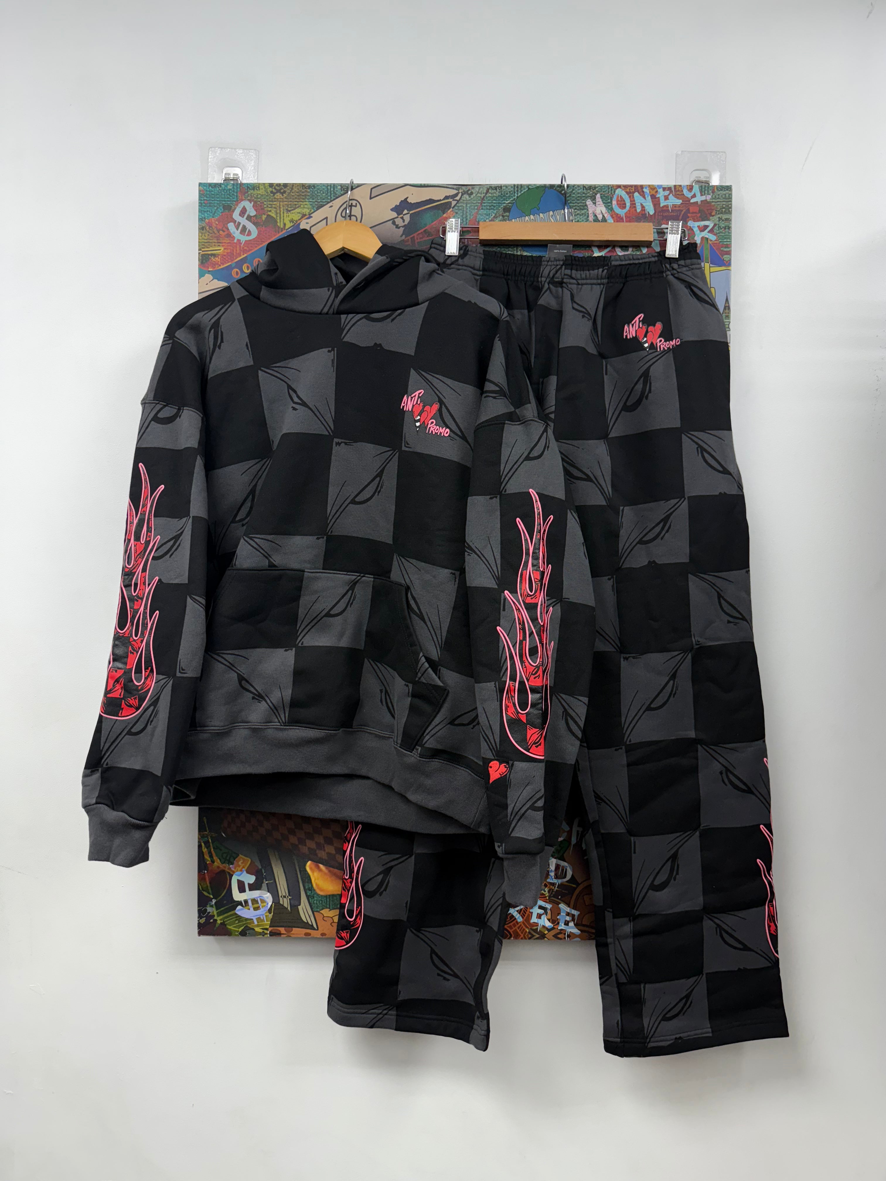 Matty Boy Anti Promo 99 Eyes Atlanta Exclusive Flames Sweatsuit