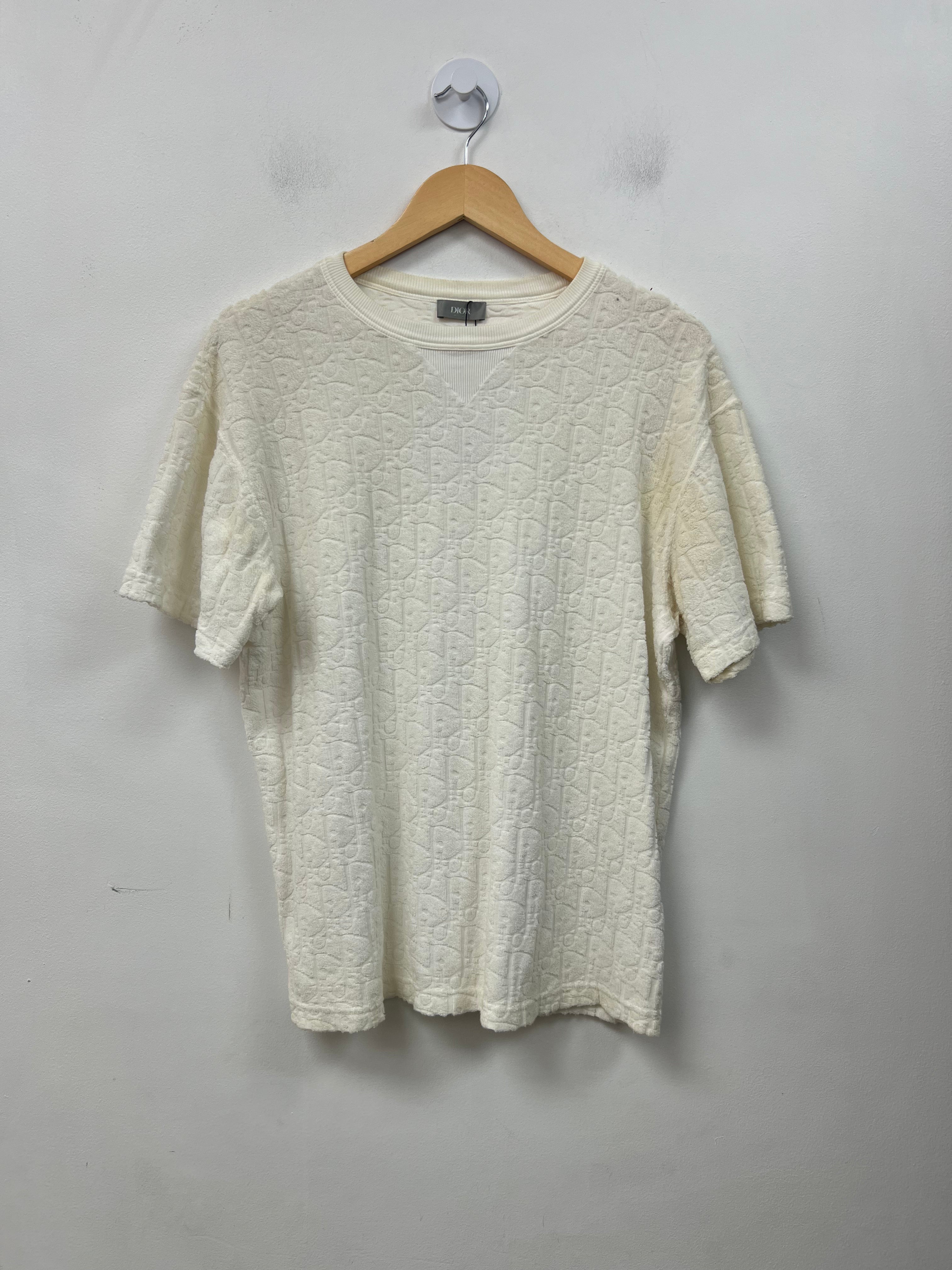 Dior White Towel Tee