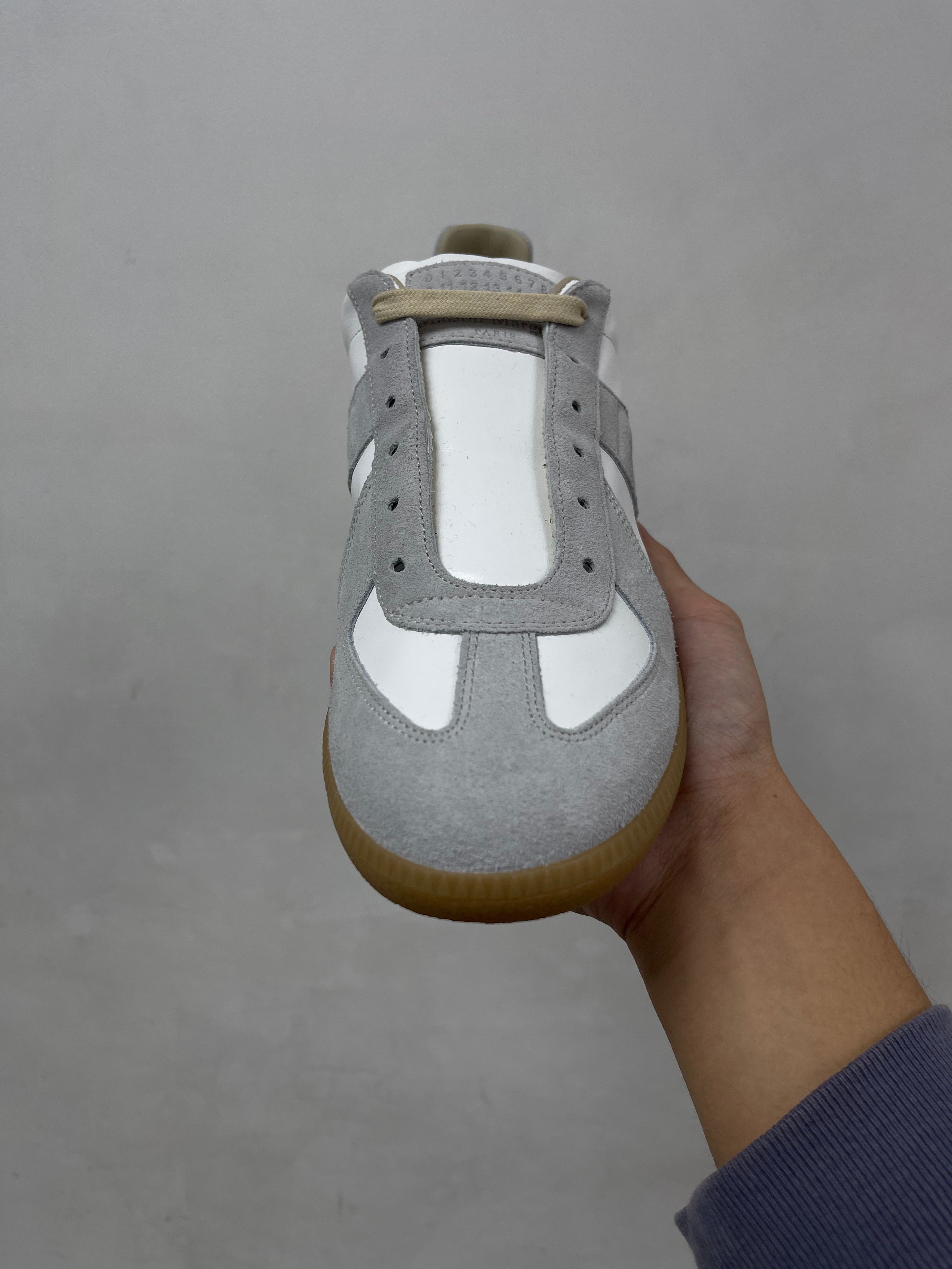 Maison Margiela White Replica Low Sneakers