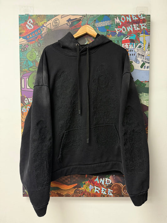 WDW Black Black Stained Glass Hoodie Used