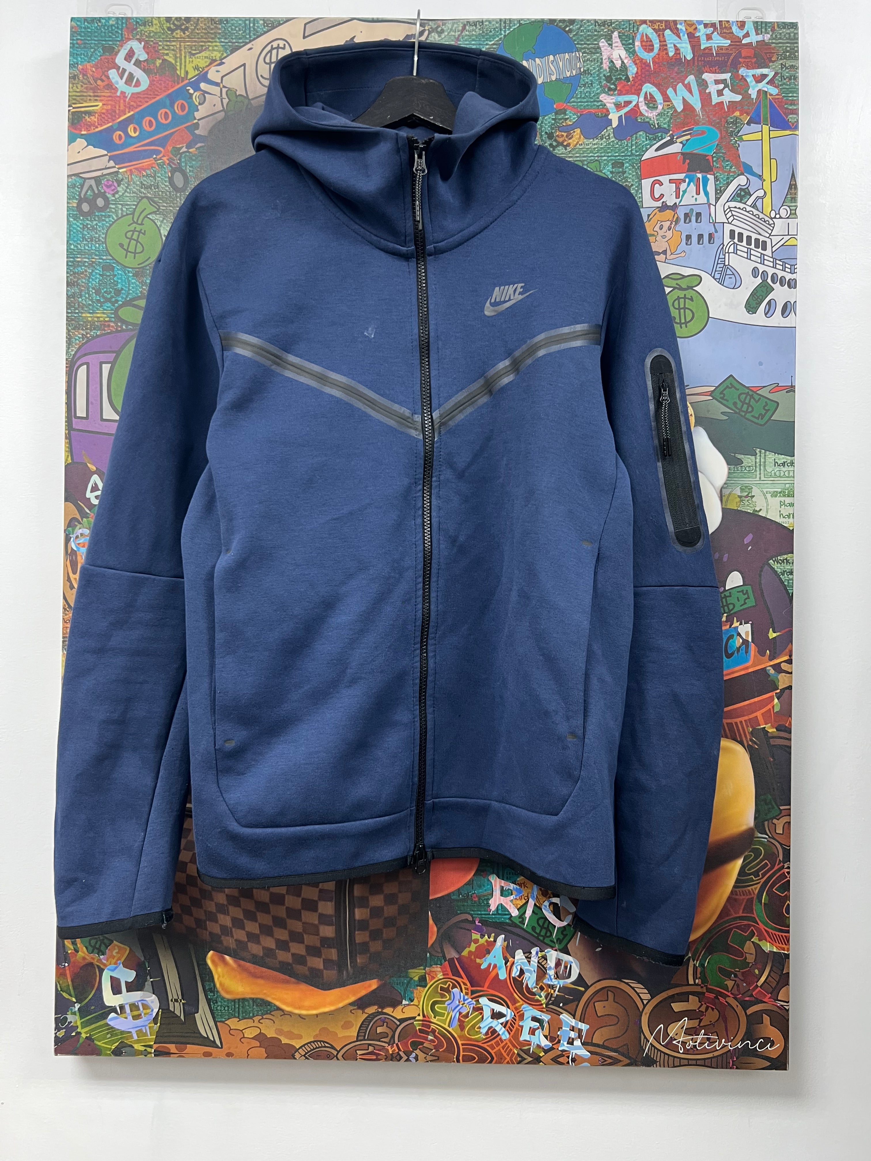 Nike Navy Tech Zip Up