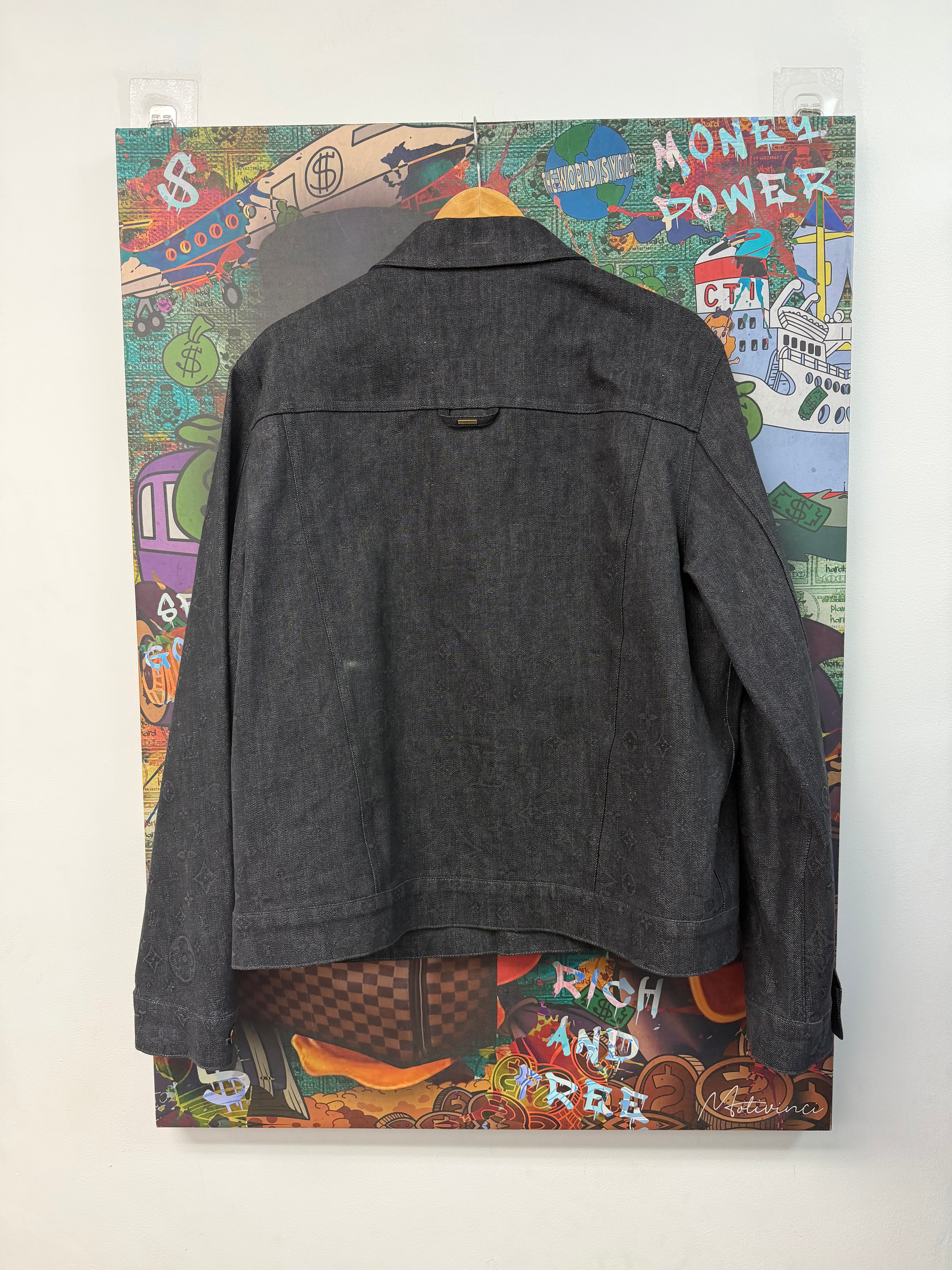 Louis Vuitton Faded Monogram (52) Denim Jacket