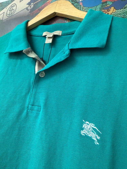Burberry Teal Polo Used