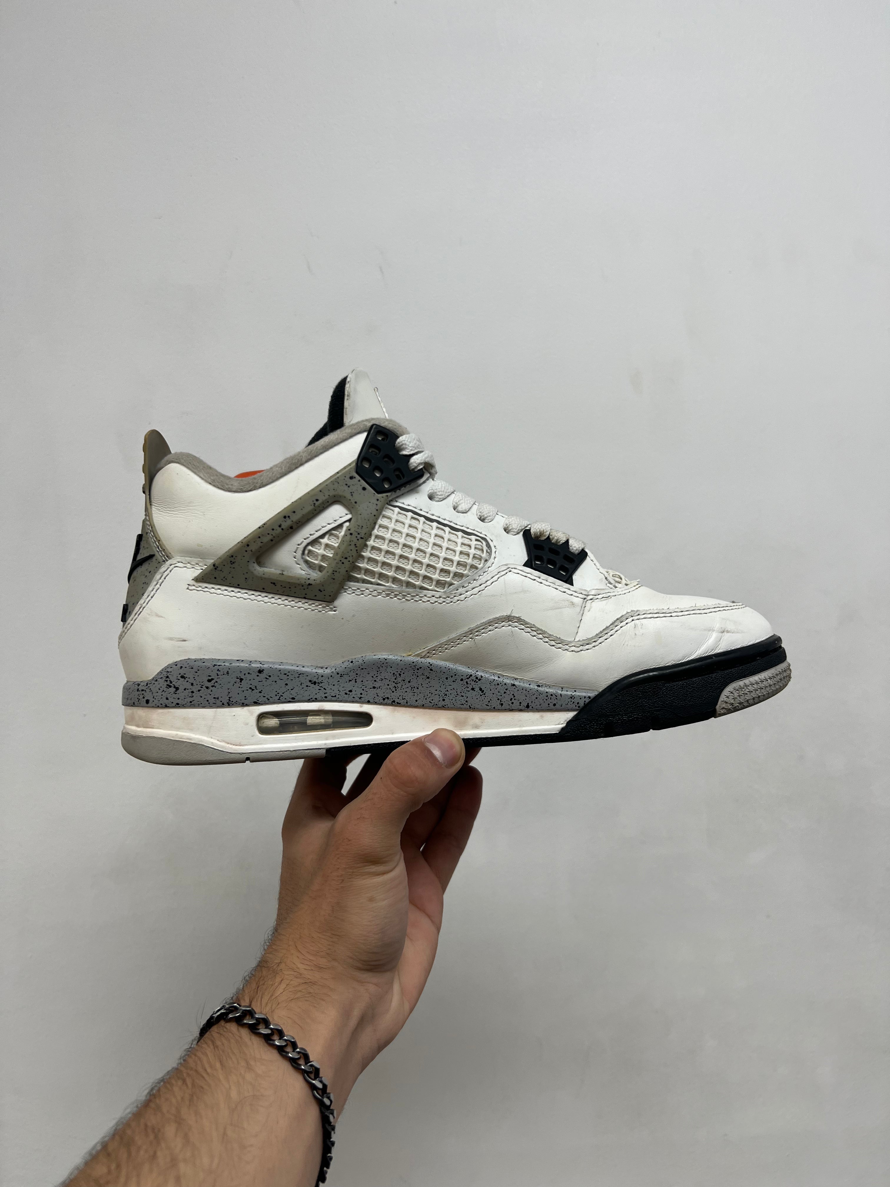 Jordan 4 White Cement Sneakers