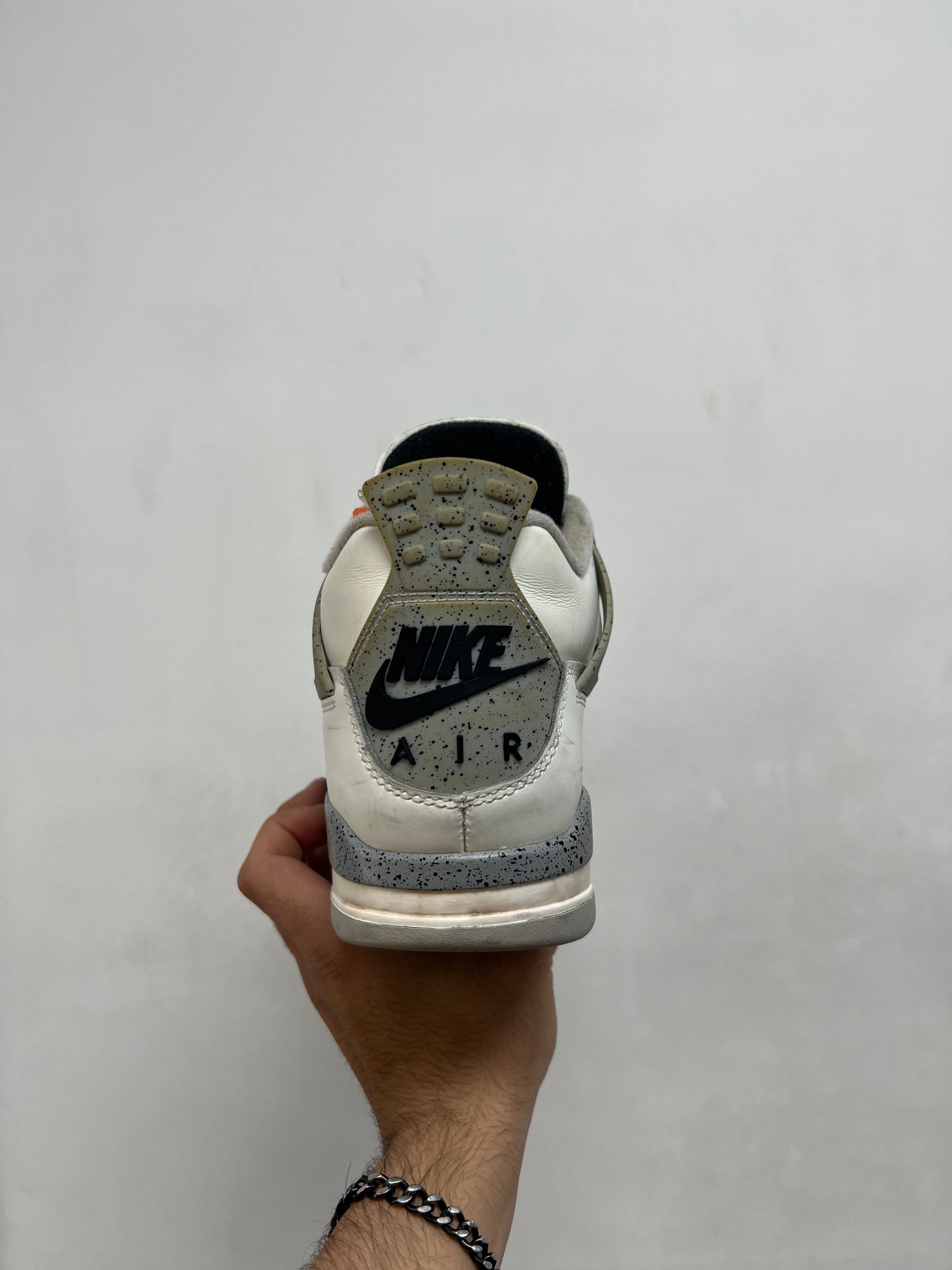 Jordan 4 White Cement Sneakers