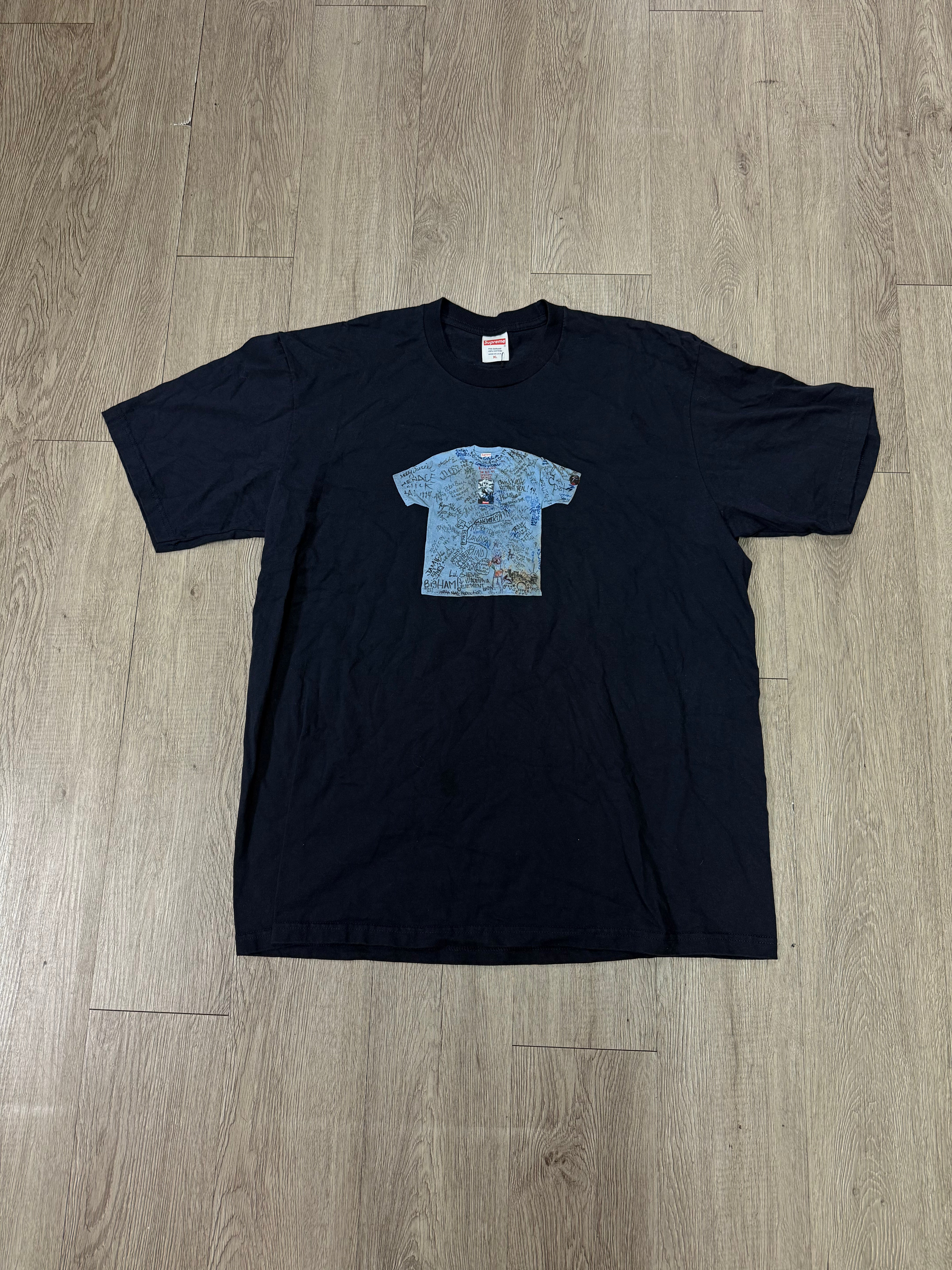 Supreme Navy Anniversaryy Tee