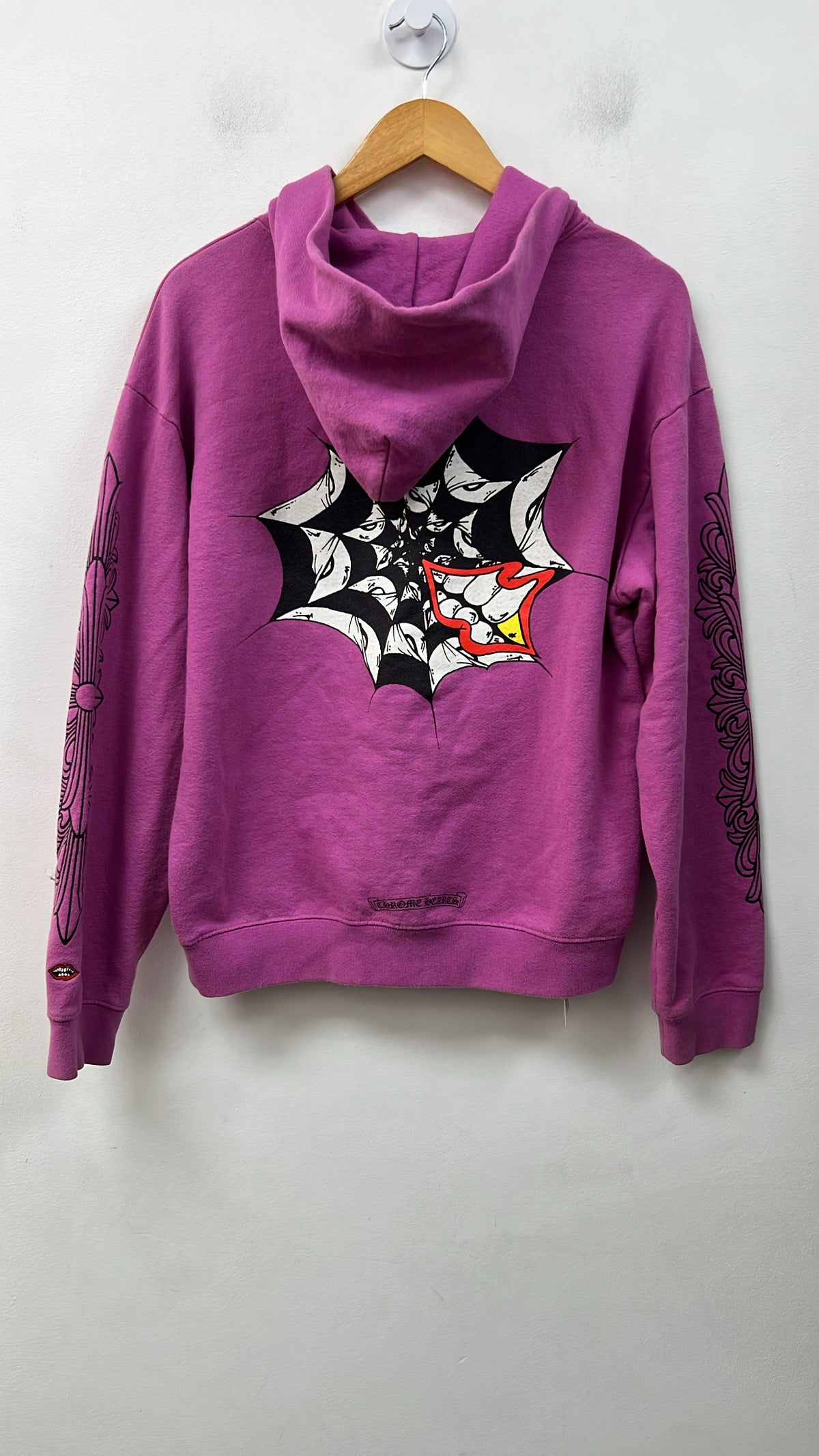 Chrome Hearts Matty Boy Purple Web Hoodie