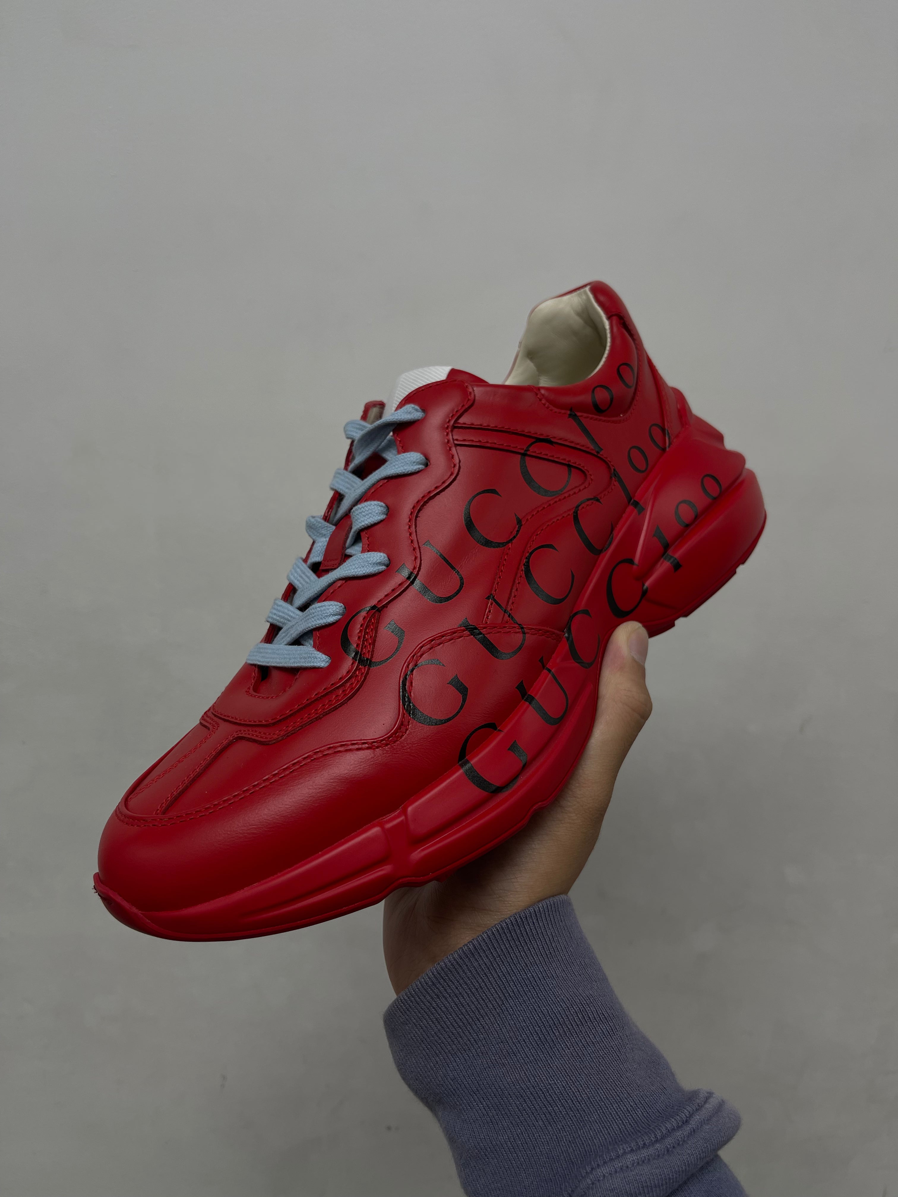 Gucci Red Rython Sneakers