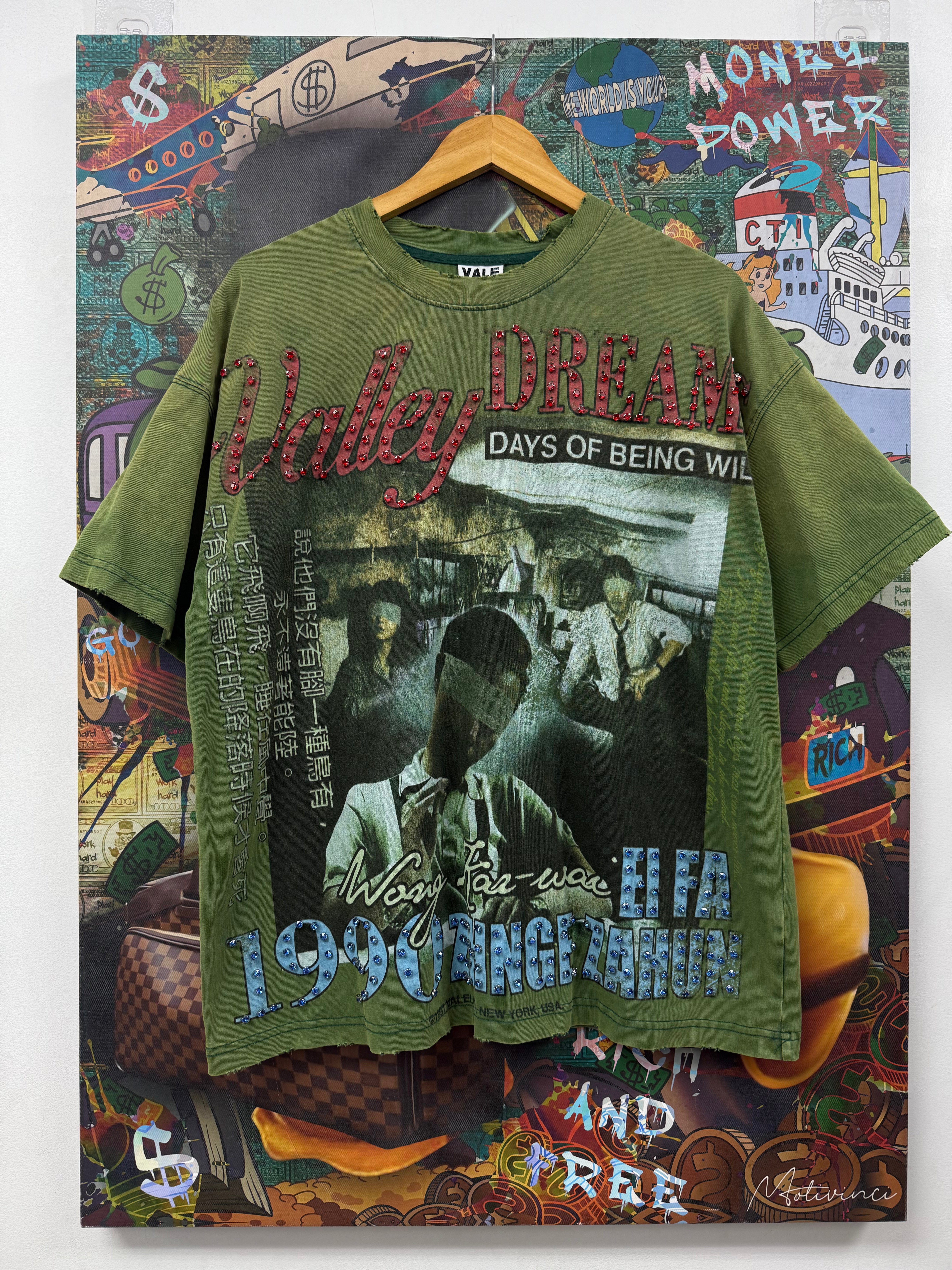 Vale Olive Robber Bling Tee