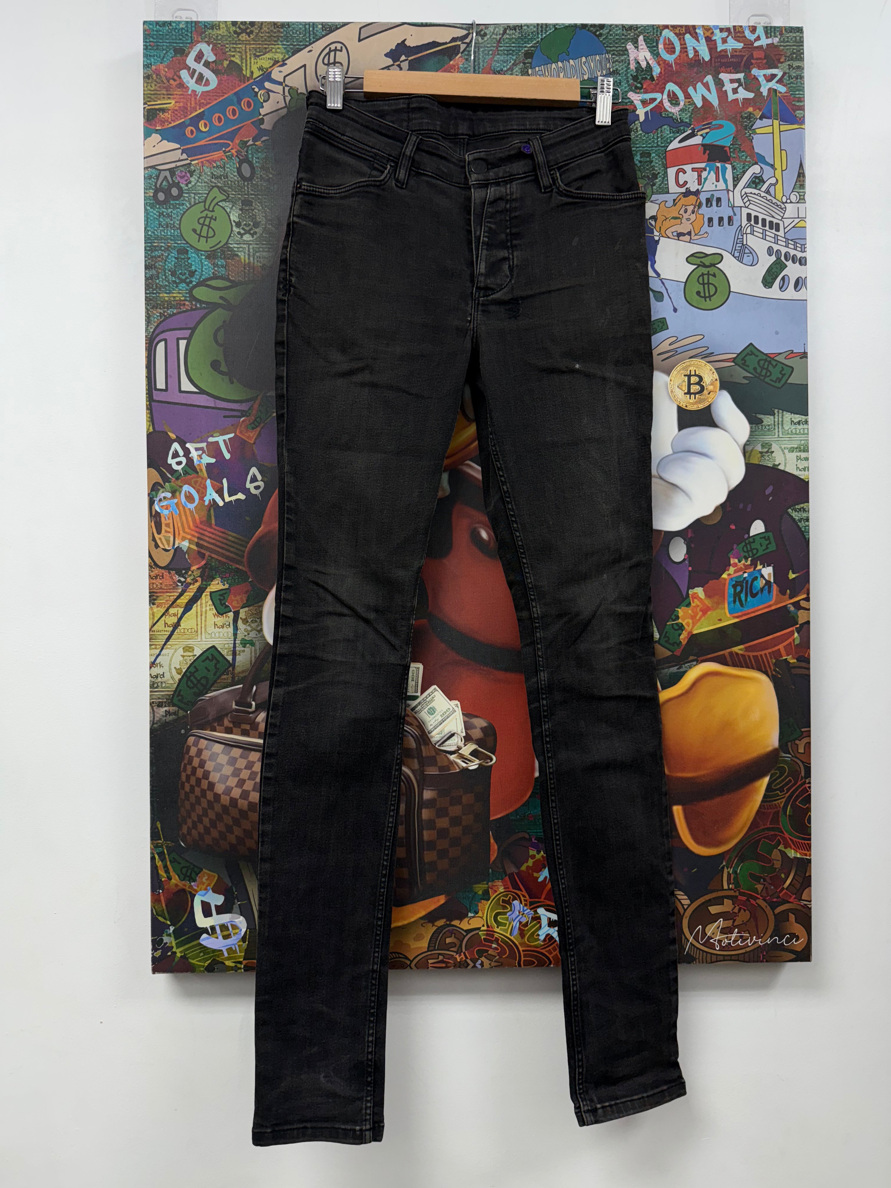 Ksubi Black Wash Plain (No Back Tag) Jeans