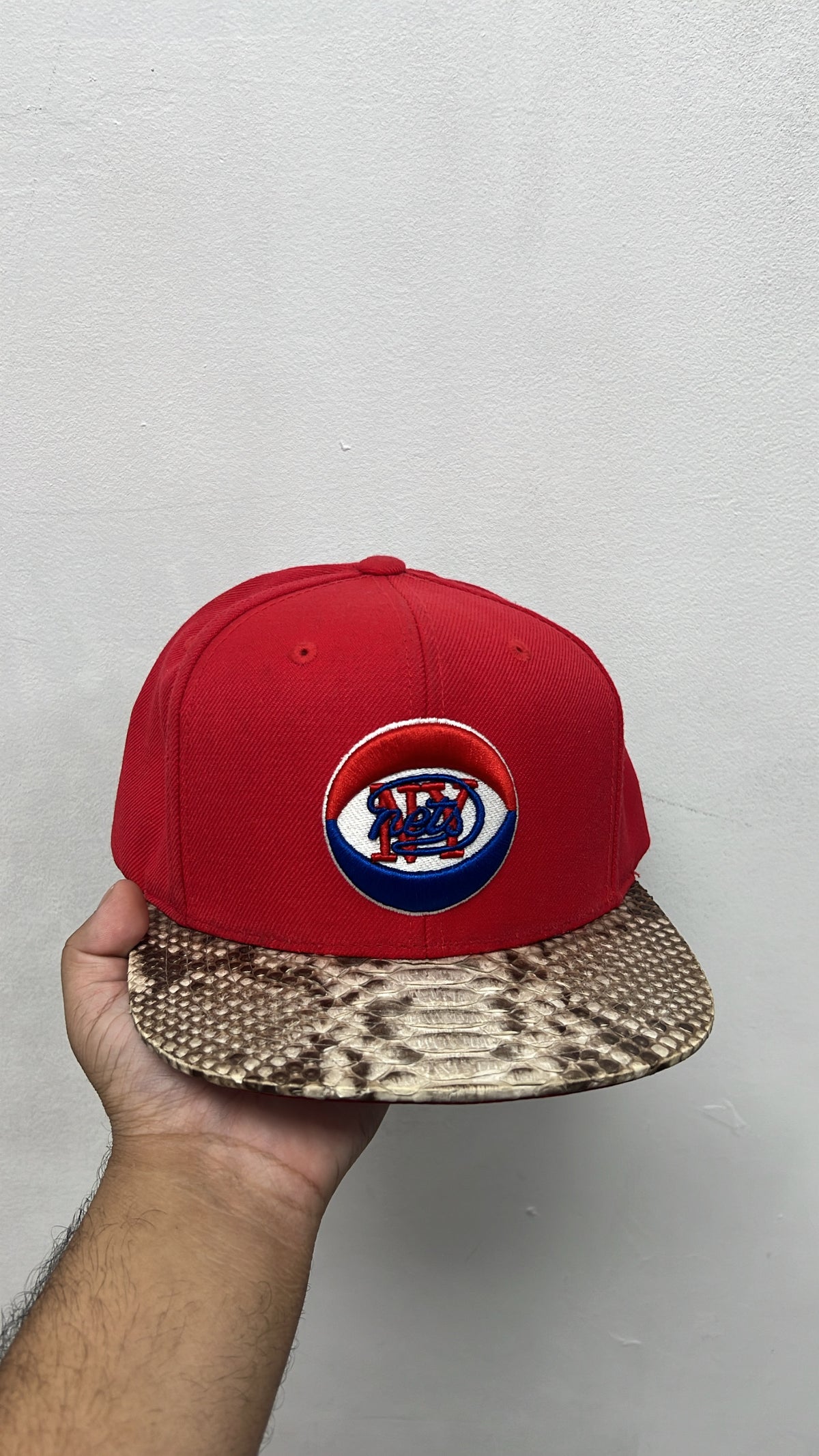 Just Don Red Blue NY Nets Hat