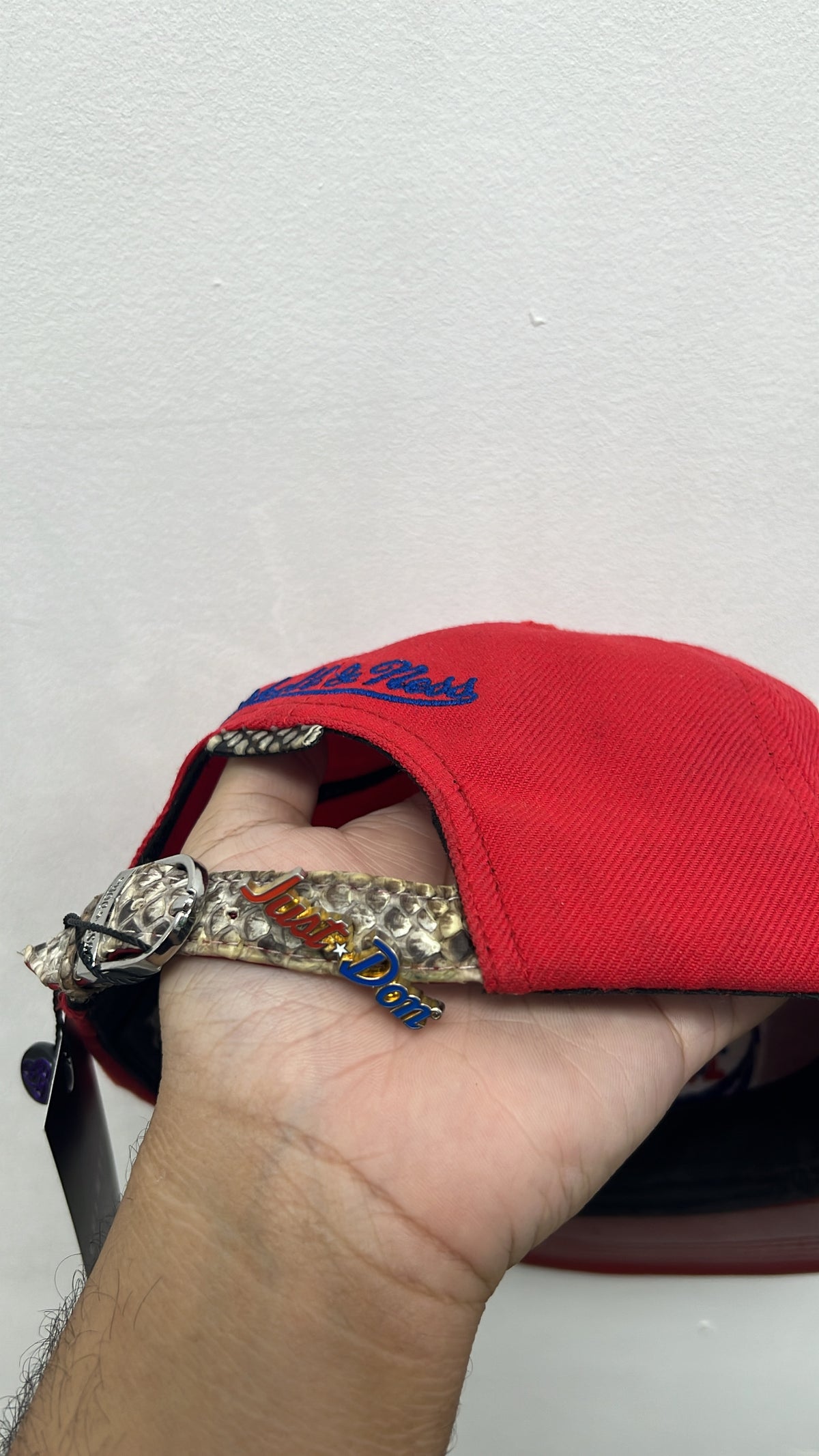 Just Don Red Blue NY Nets Hat