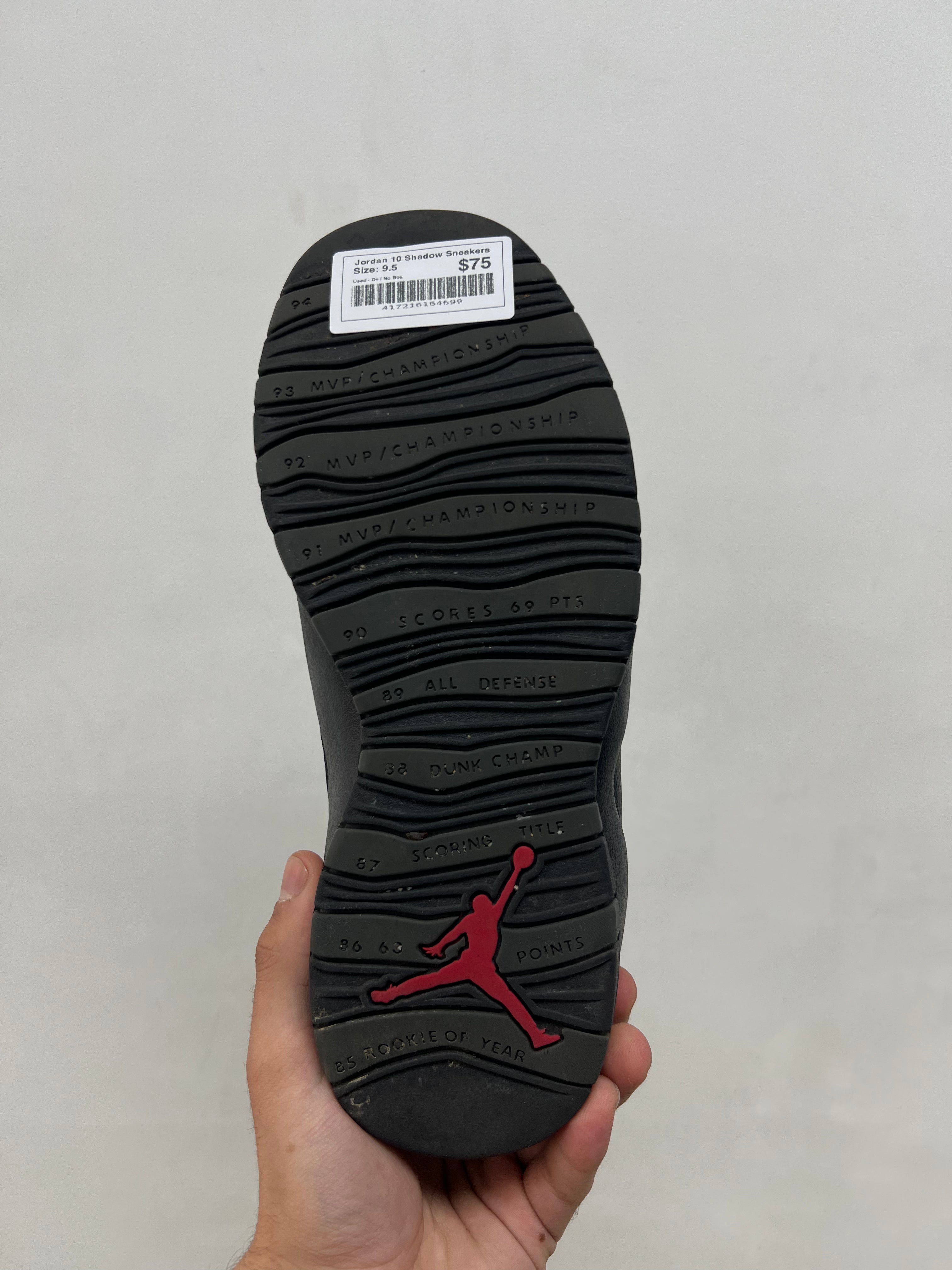 Jordan 10 Shadow Sneakers