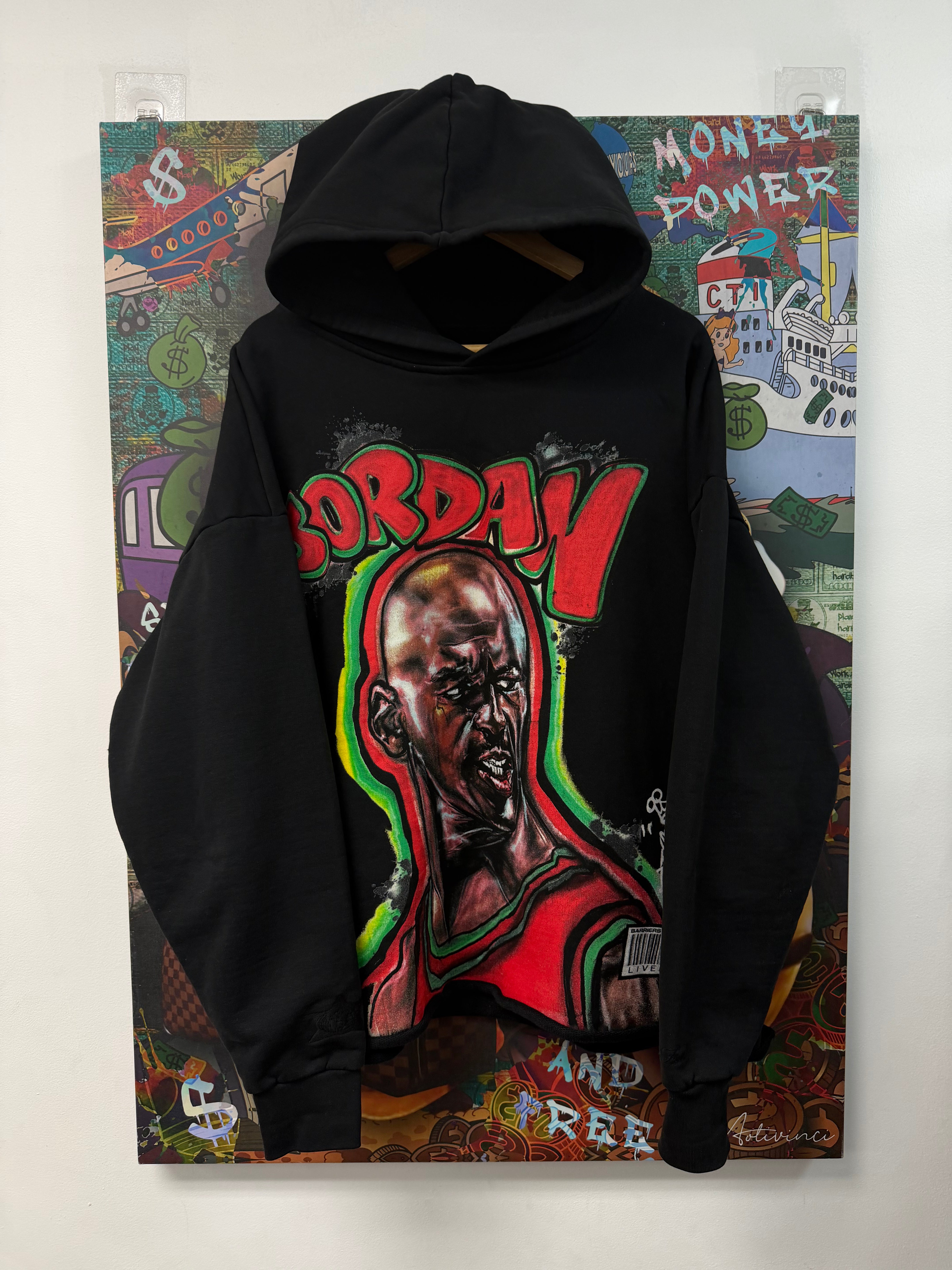 Barriers Black Jordan Hoodie