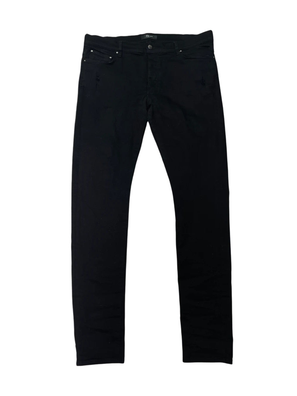 Amiri Plain Black Jeans