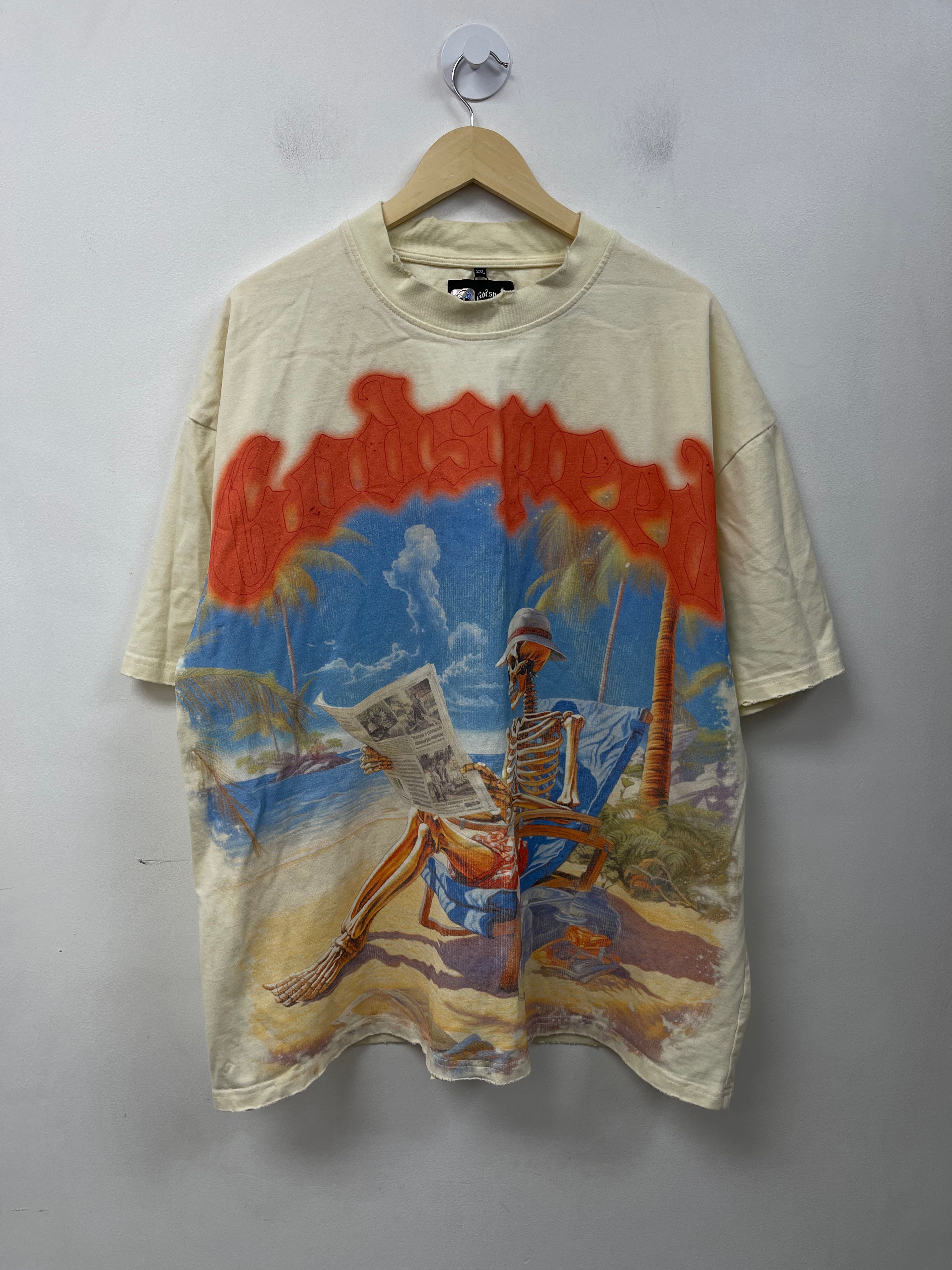 Godspeed Beach Club Bone Tee