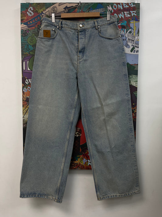 Louis Vuitton Pharell Wide Leg Denim Jeans