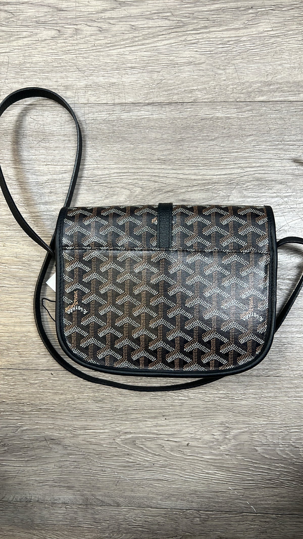 Goyard Black Belvedere Shoulder Bag