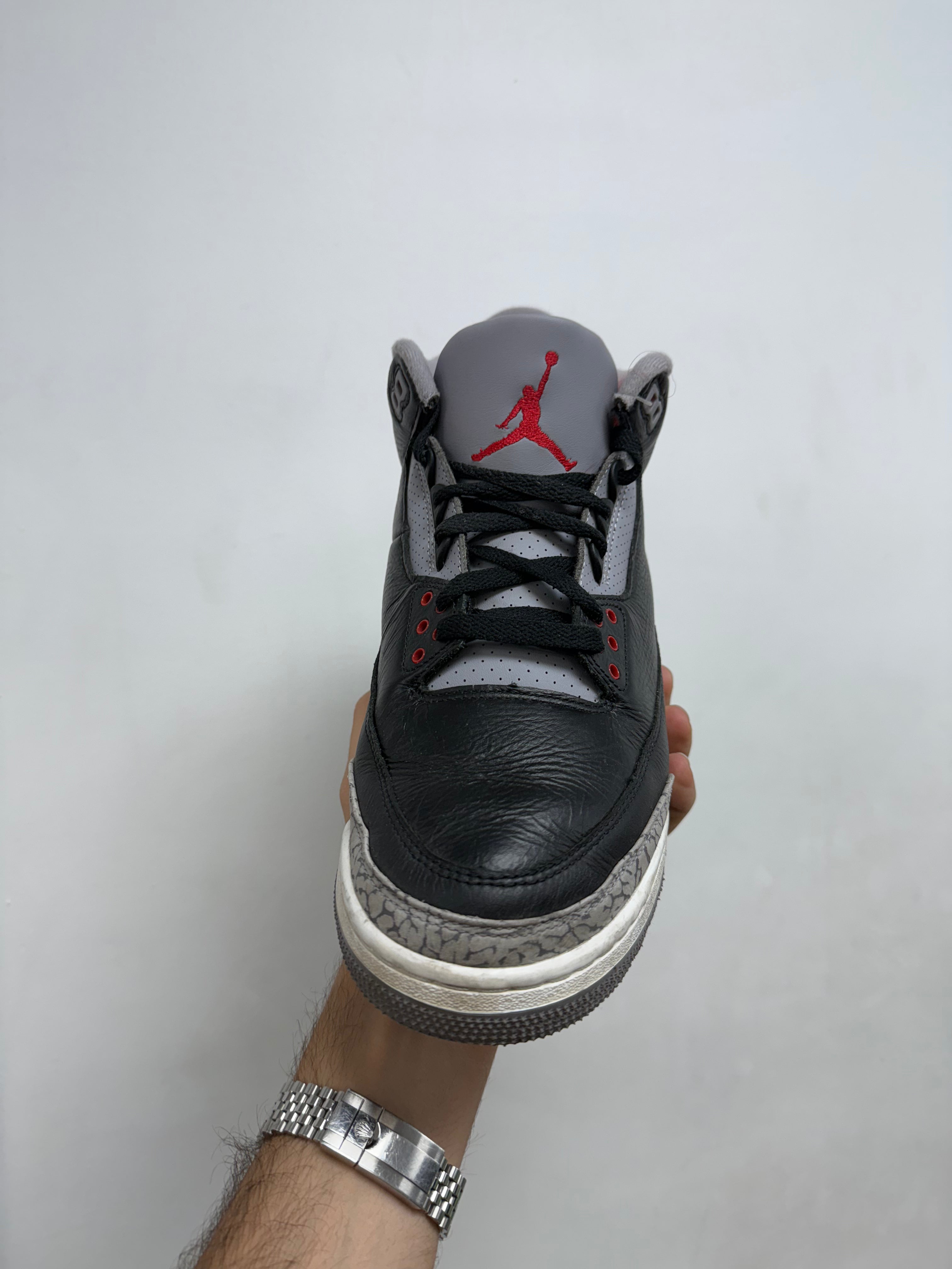 Jordan 3 Black Cement Sneakers