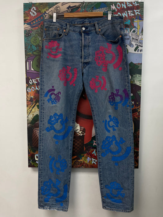 Denim Tears Bstroy Light Wash Jeans