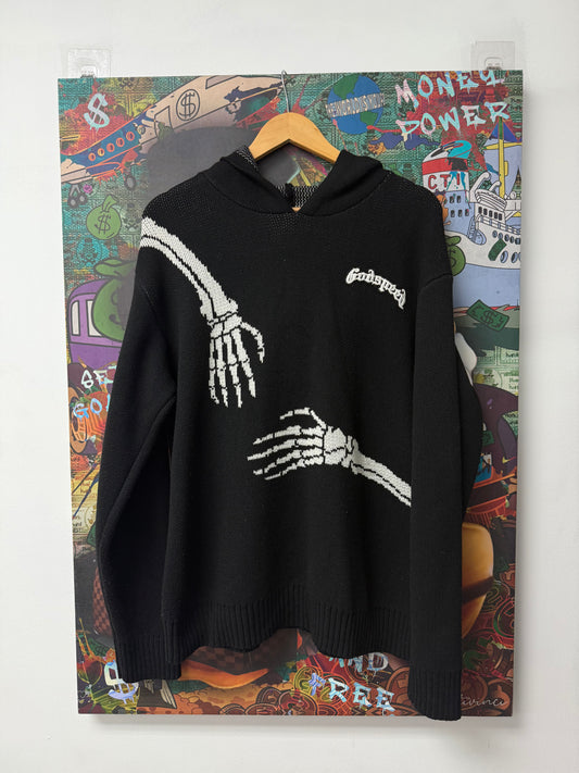 Godspeed Knit Black Bone R.O.D Hoodie