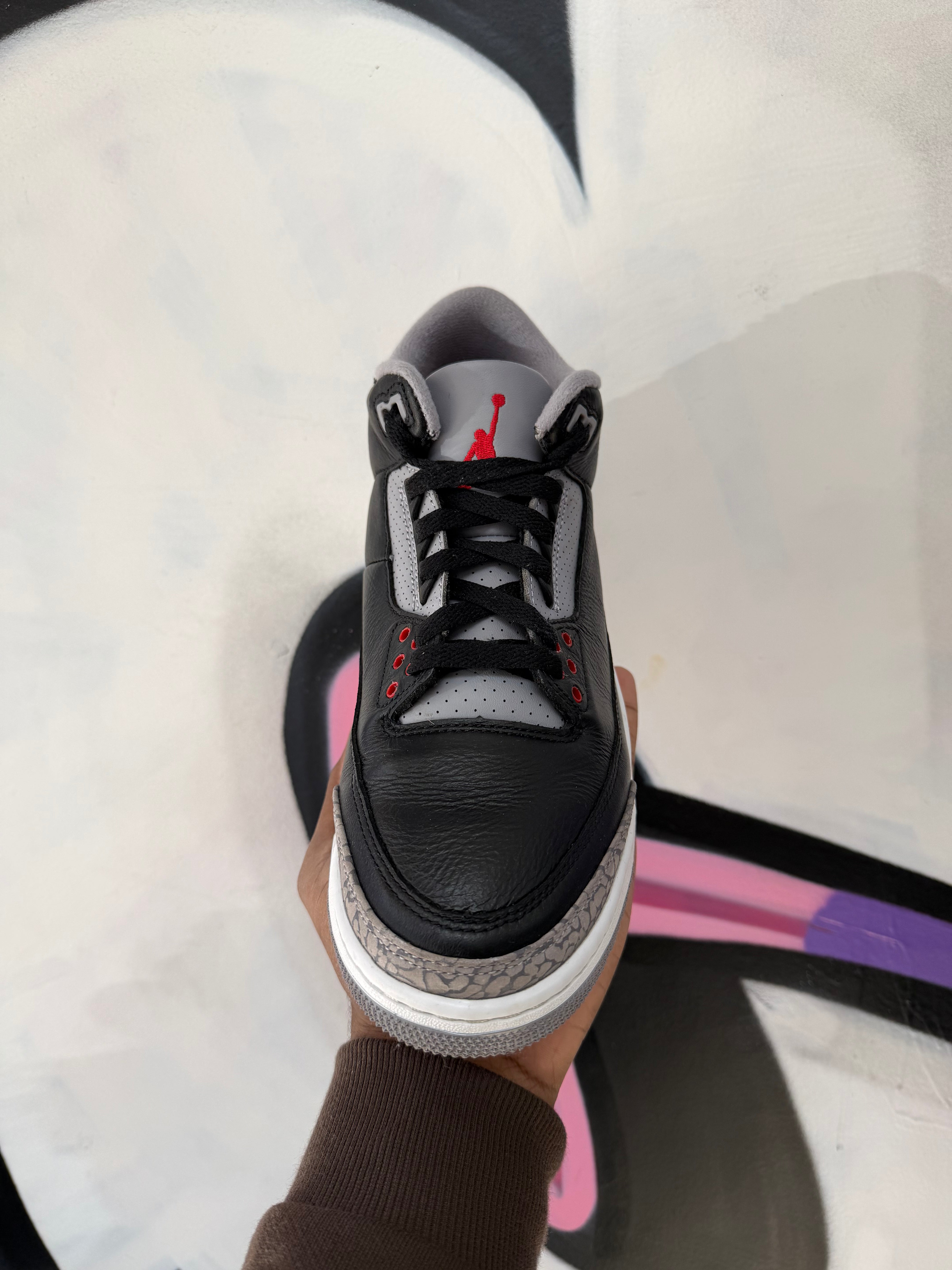 Jordan 3 Black Cement Sneakers