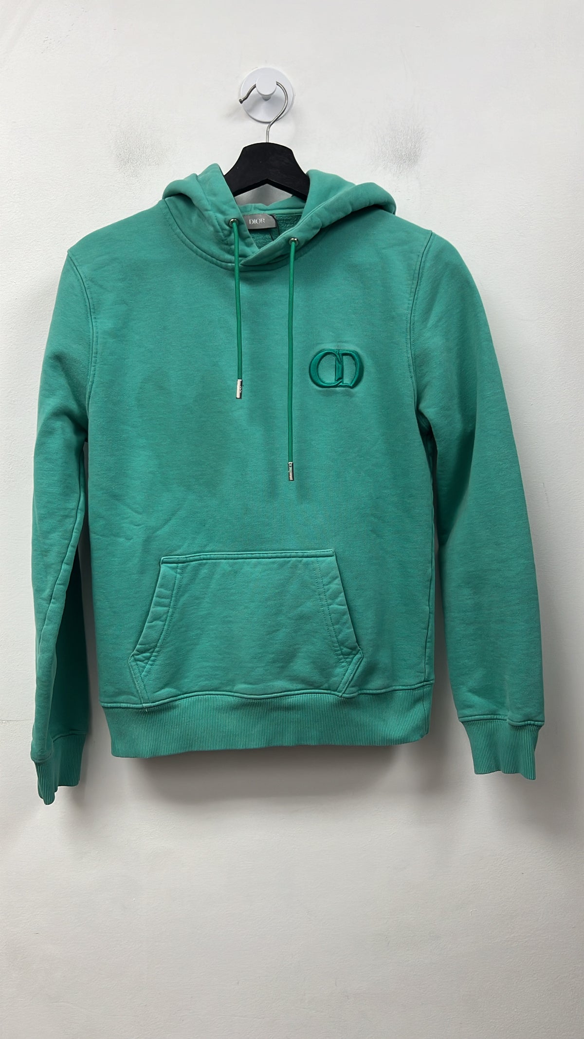 Dior Teal CD Icon Logo Hoodie