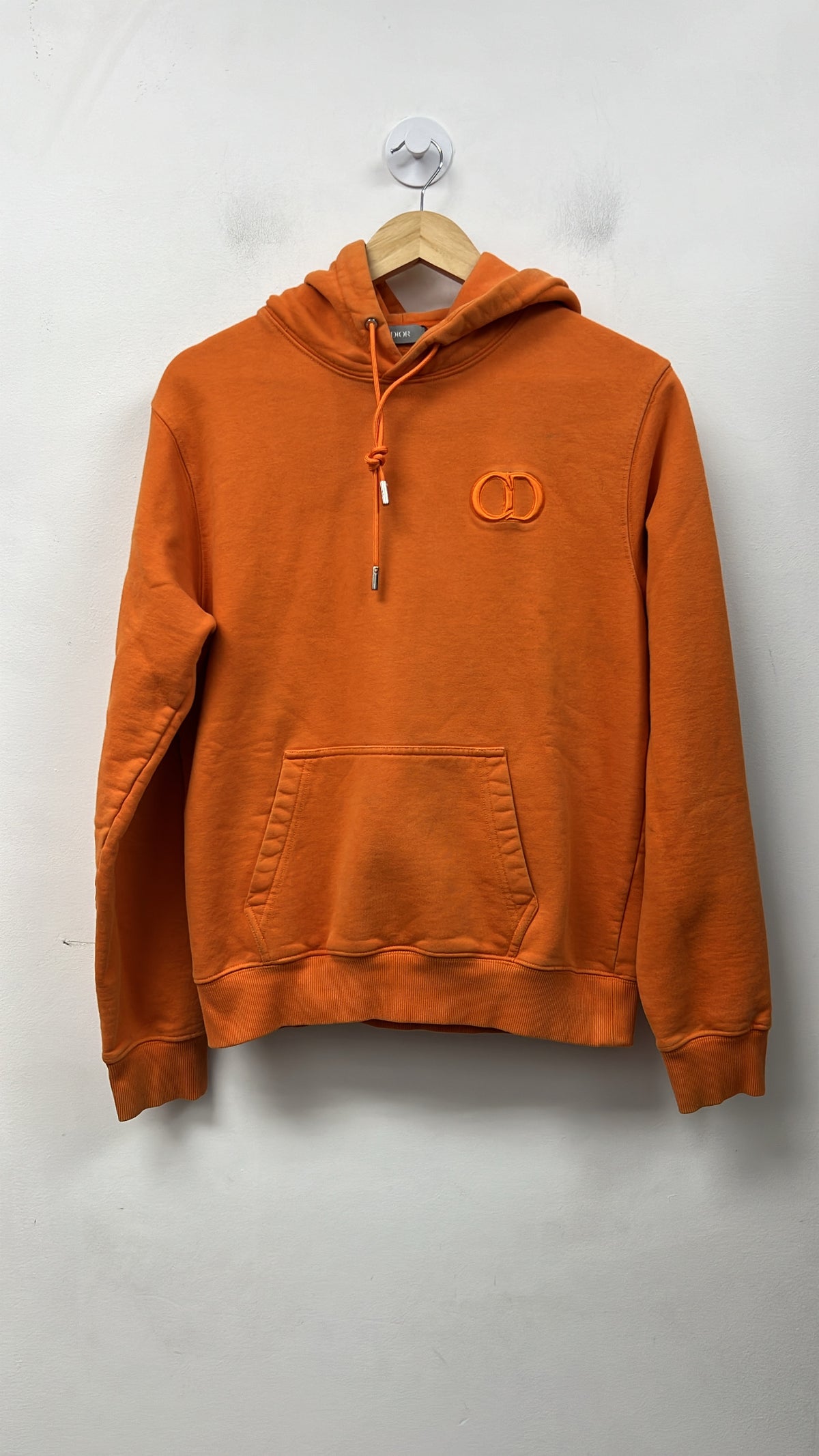 Dior Orange CD Icon Logo Hoodie