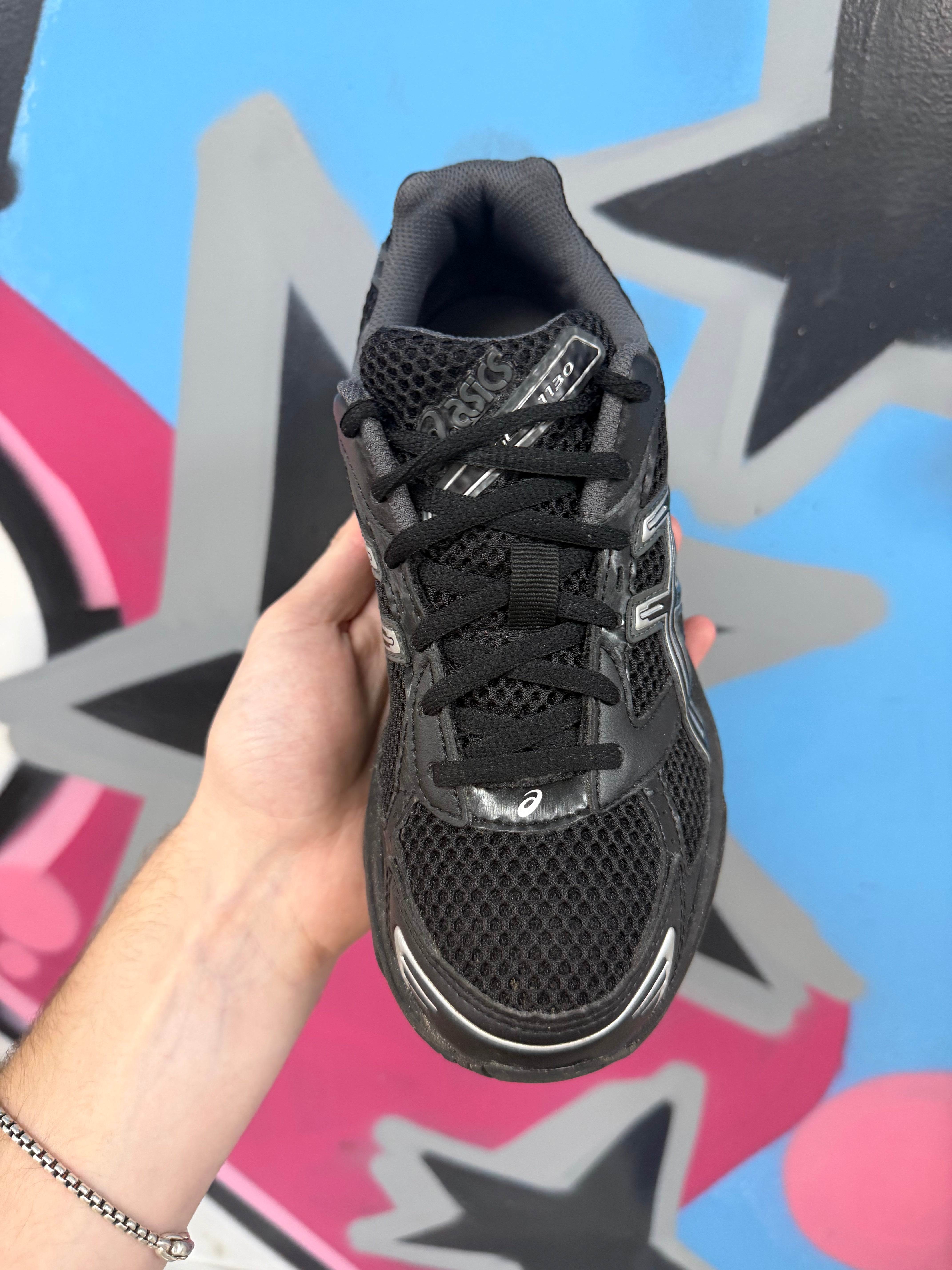 ASICS Black Pure Silver 1130 Sneakers