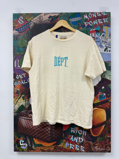 Gallery Dept Tee Cream Baby Blue Used Small