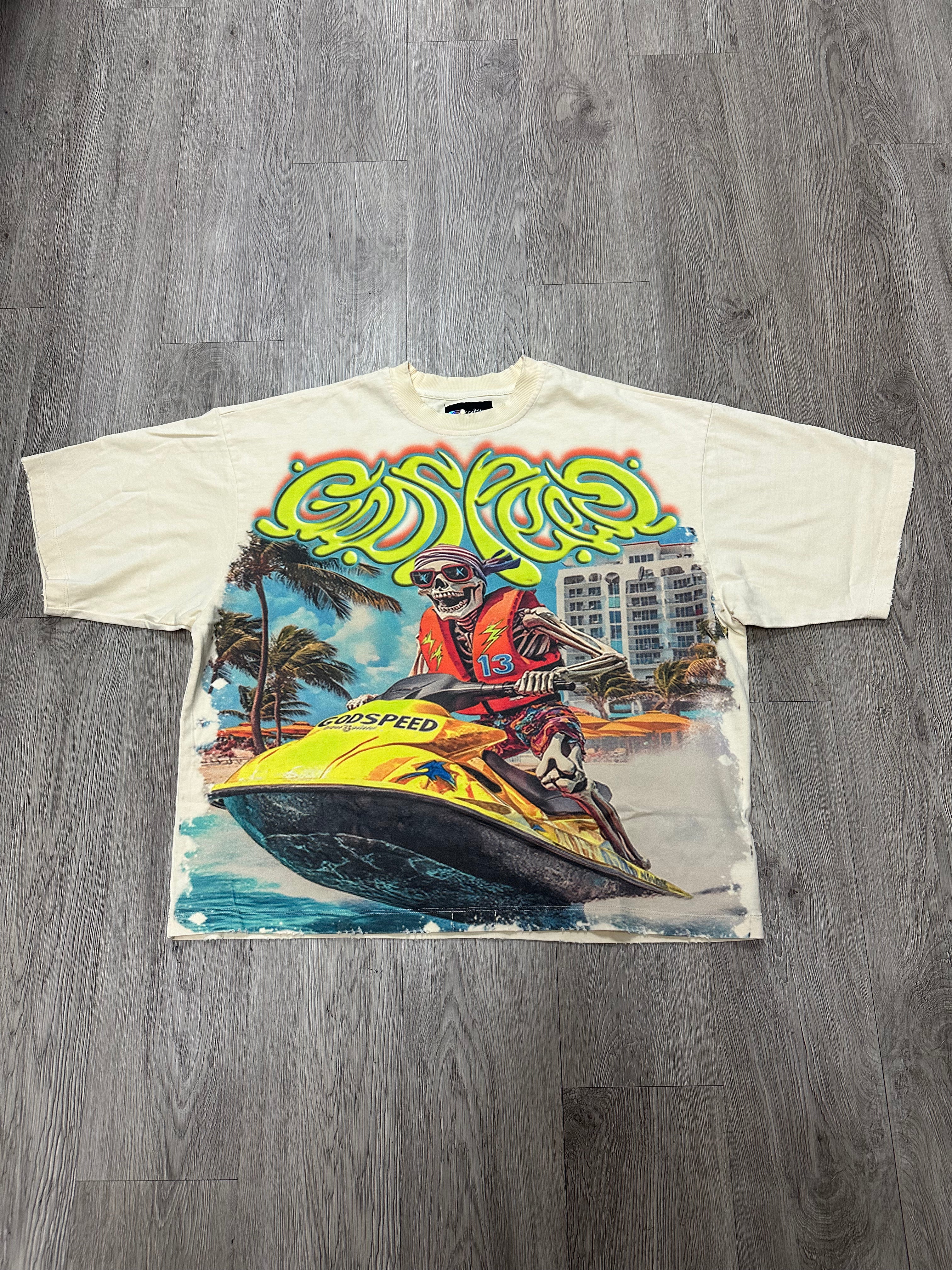 Godspeed Wave Runner Bone Tee