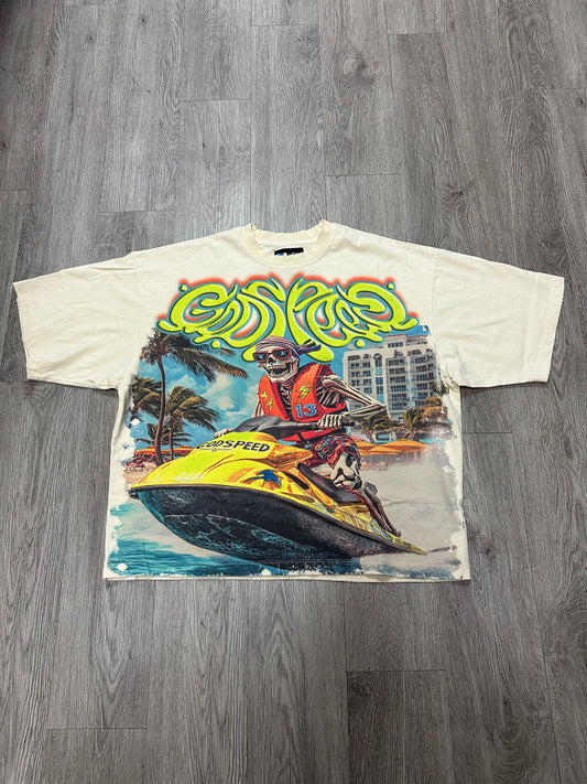 Godspeed Wave Runner Bone Tee