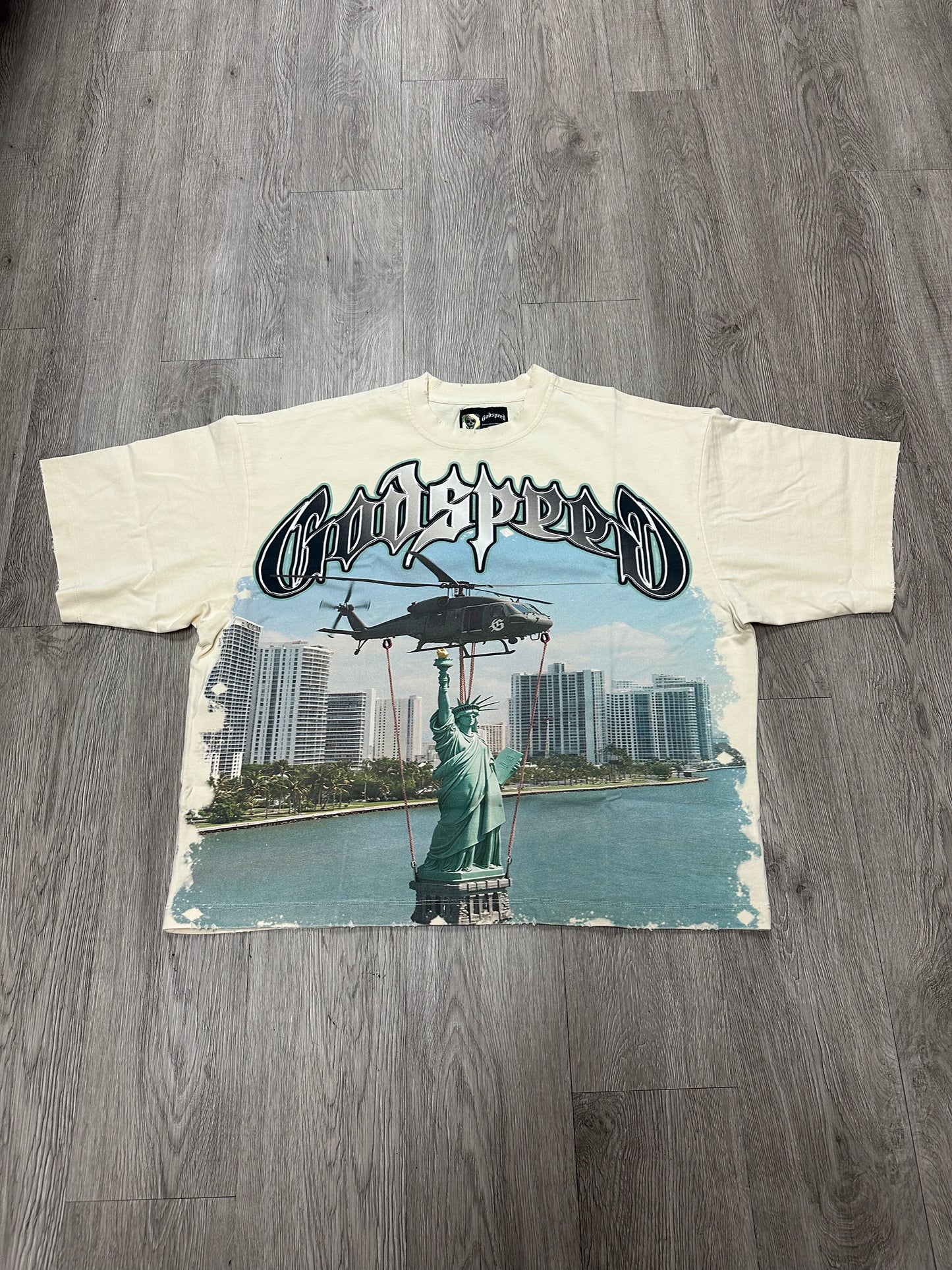 Godspeed JFK To MIA Tee Bone