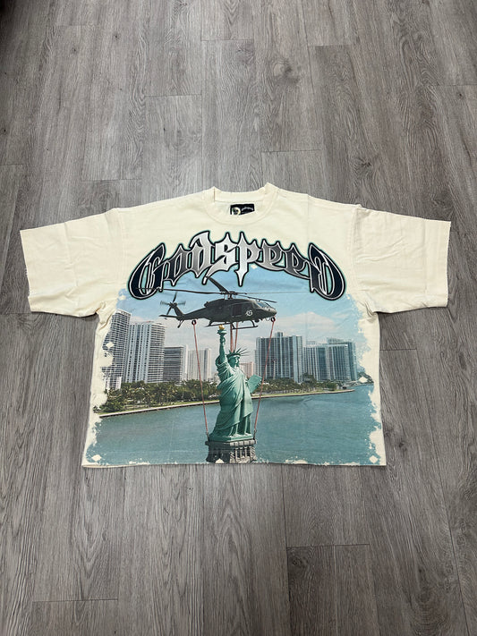 Godspeed JFK To MIA Tee Bone