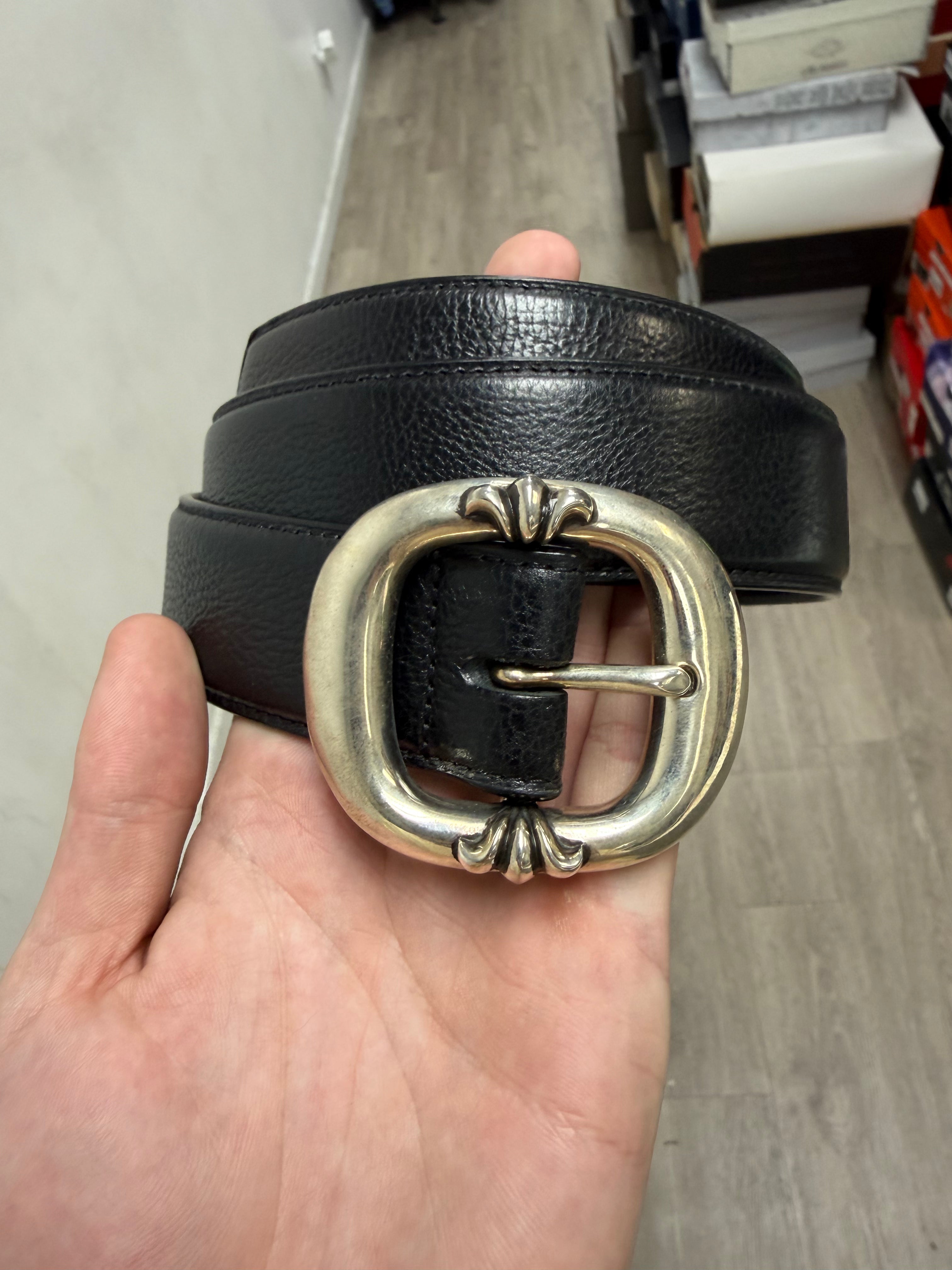 Chrome Hearts Black Gunslinger (1.5 Inch) Belt