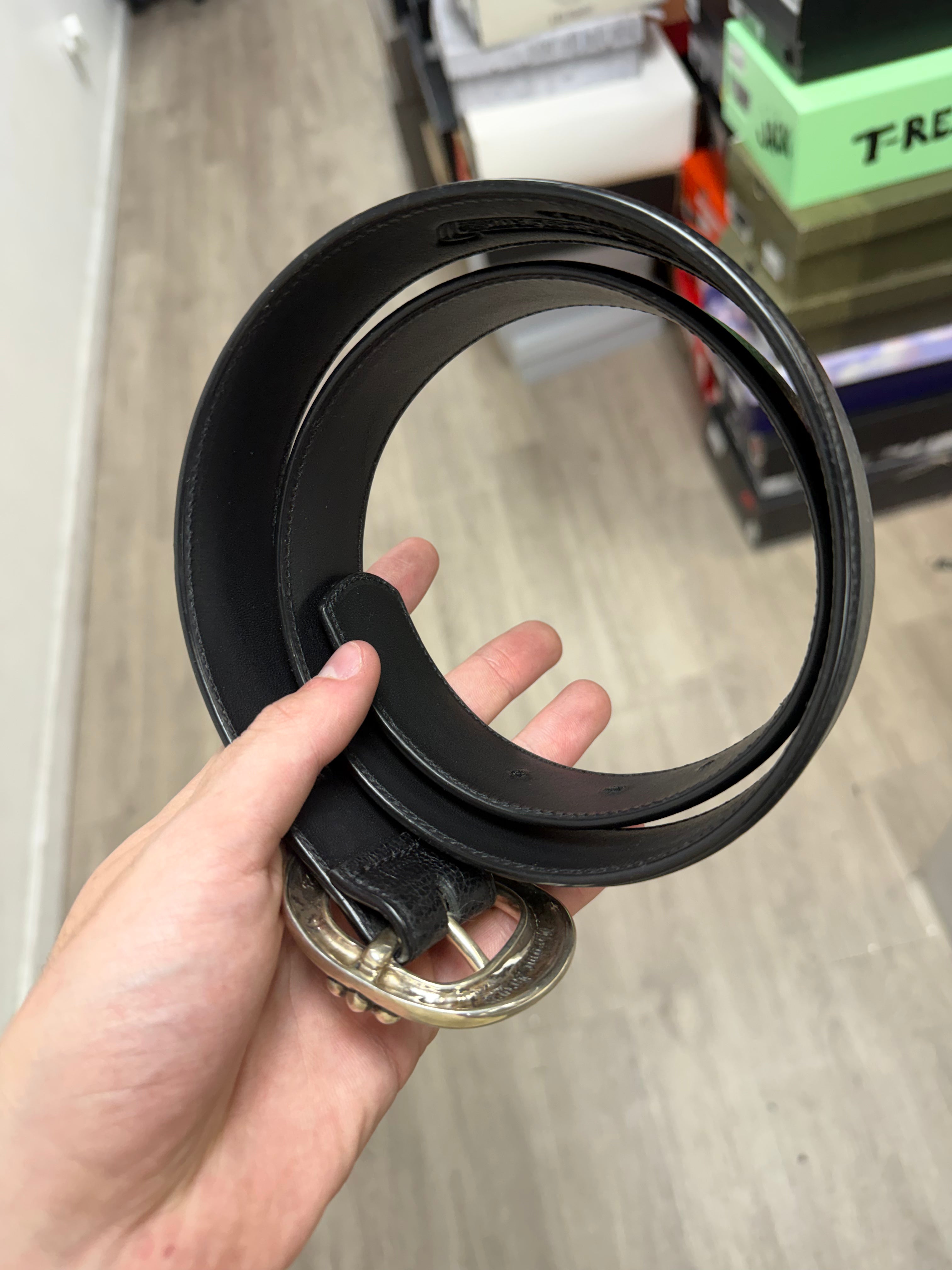 Chrome Hearts Black Gunslinger (1.5 Inch) Belt