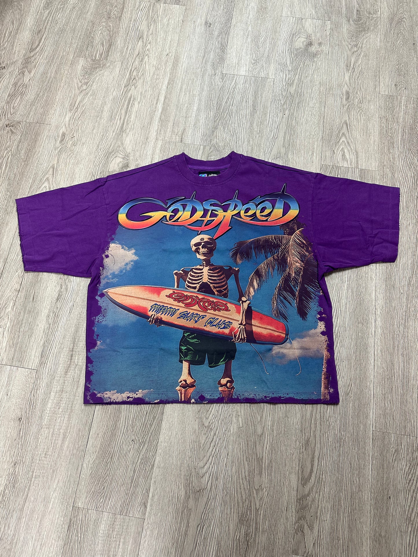 Godspeed Miami Surf Club Tee Purple