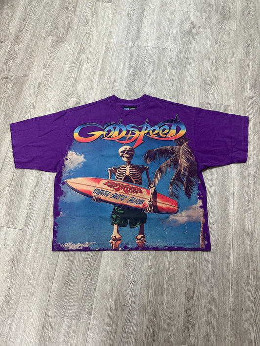 Godspeed Miami Surf Club Tee Purple