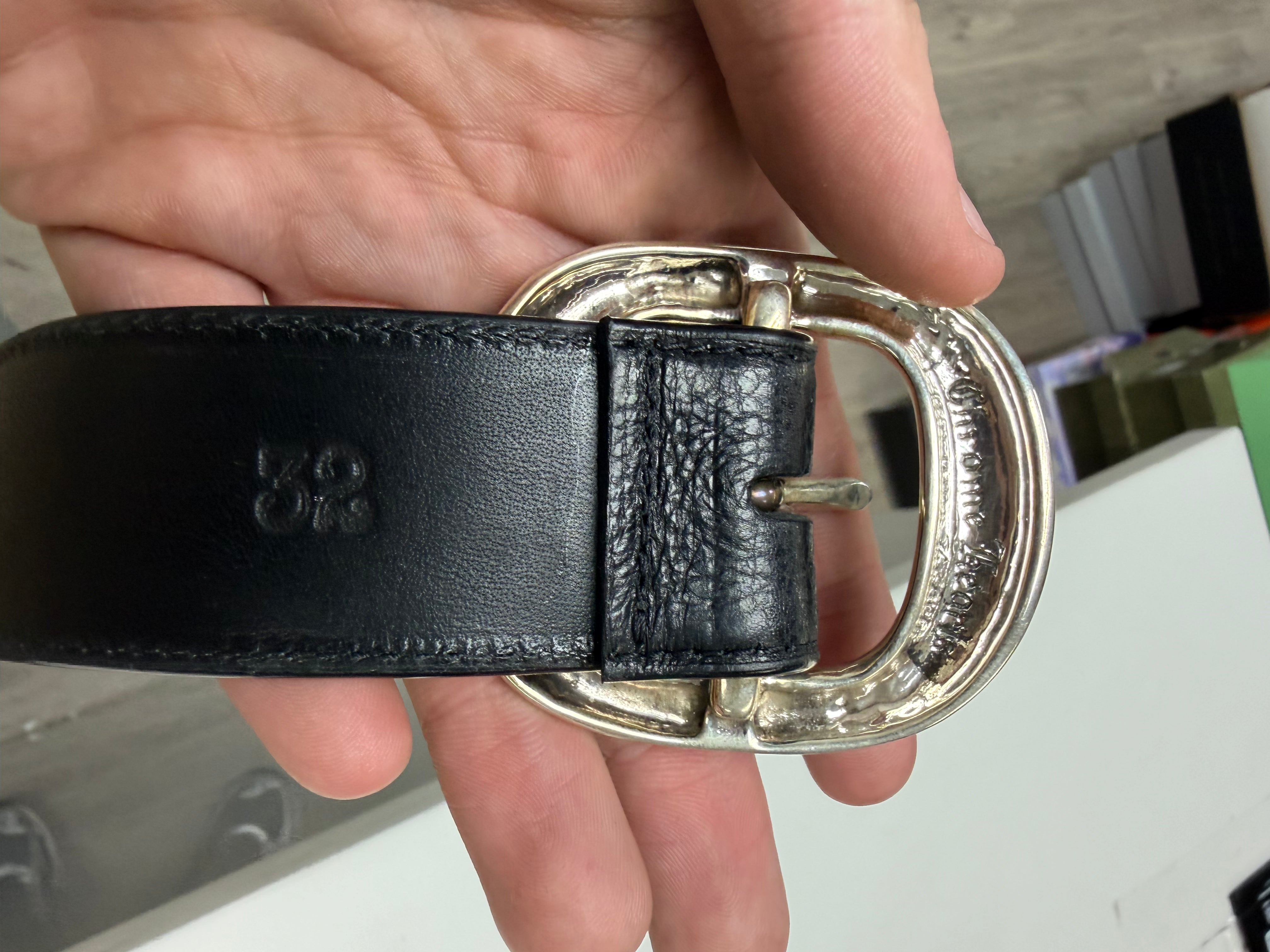 Chrome Hearts Black Gunslinger (1.5 Inch) Belt
