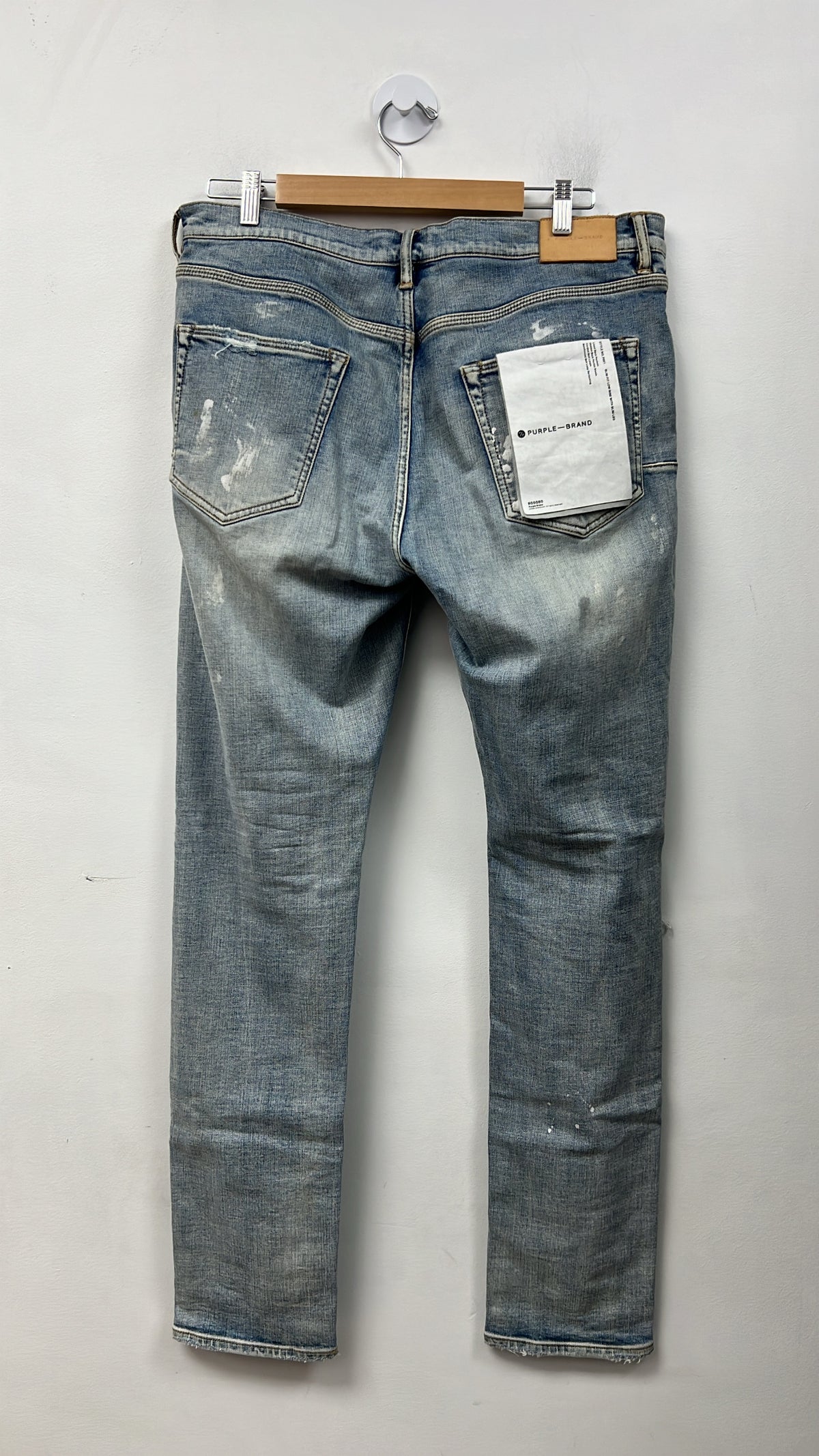 Purple Brand Light Wash Rainbow P001 Jeans