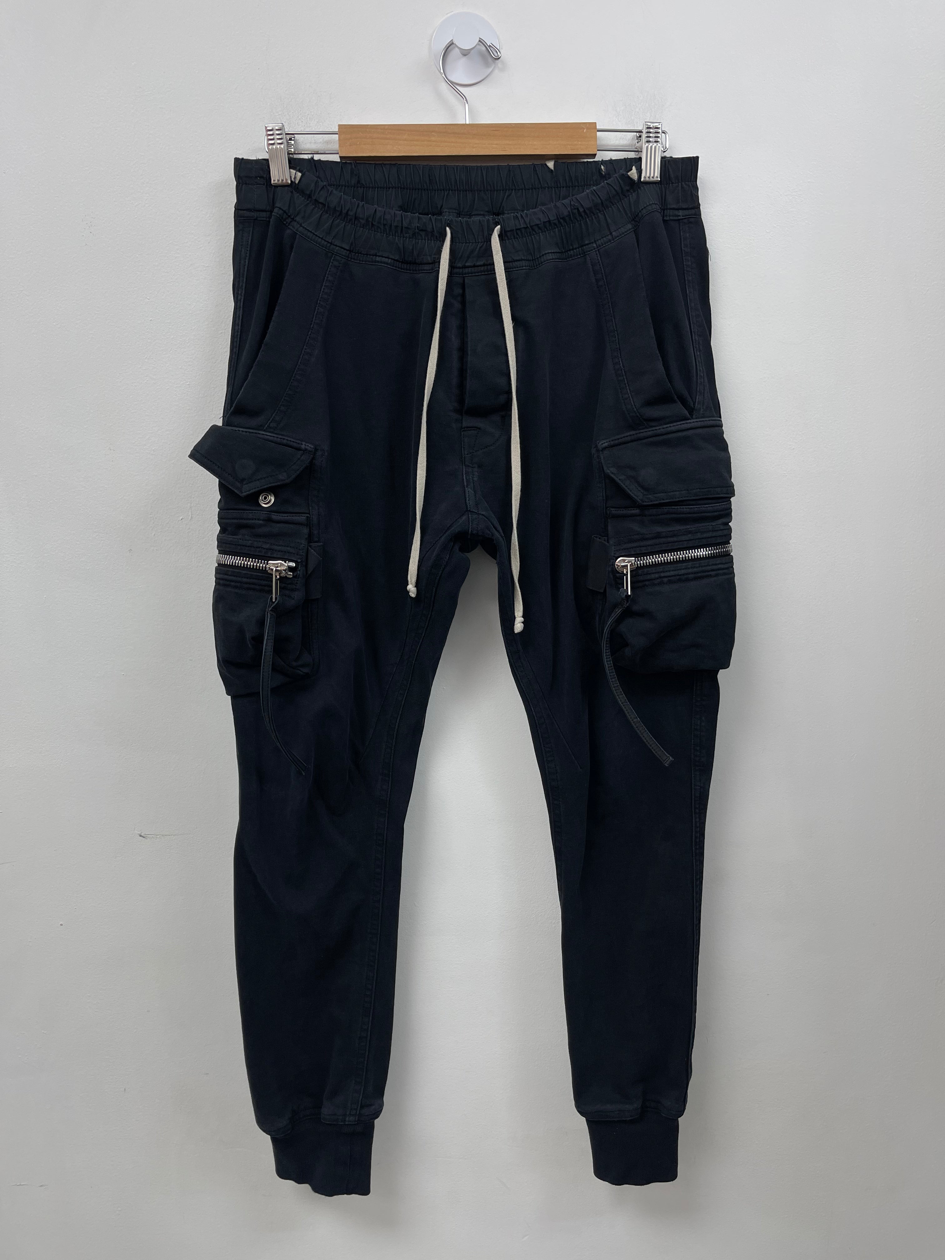 Rick Owens Black Mastodon Sweats